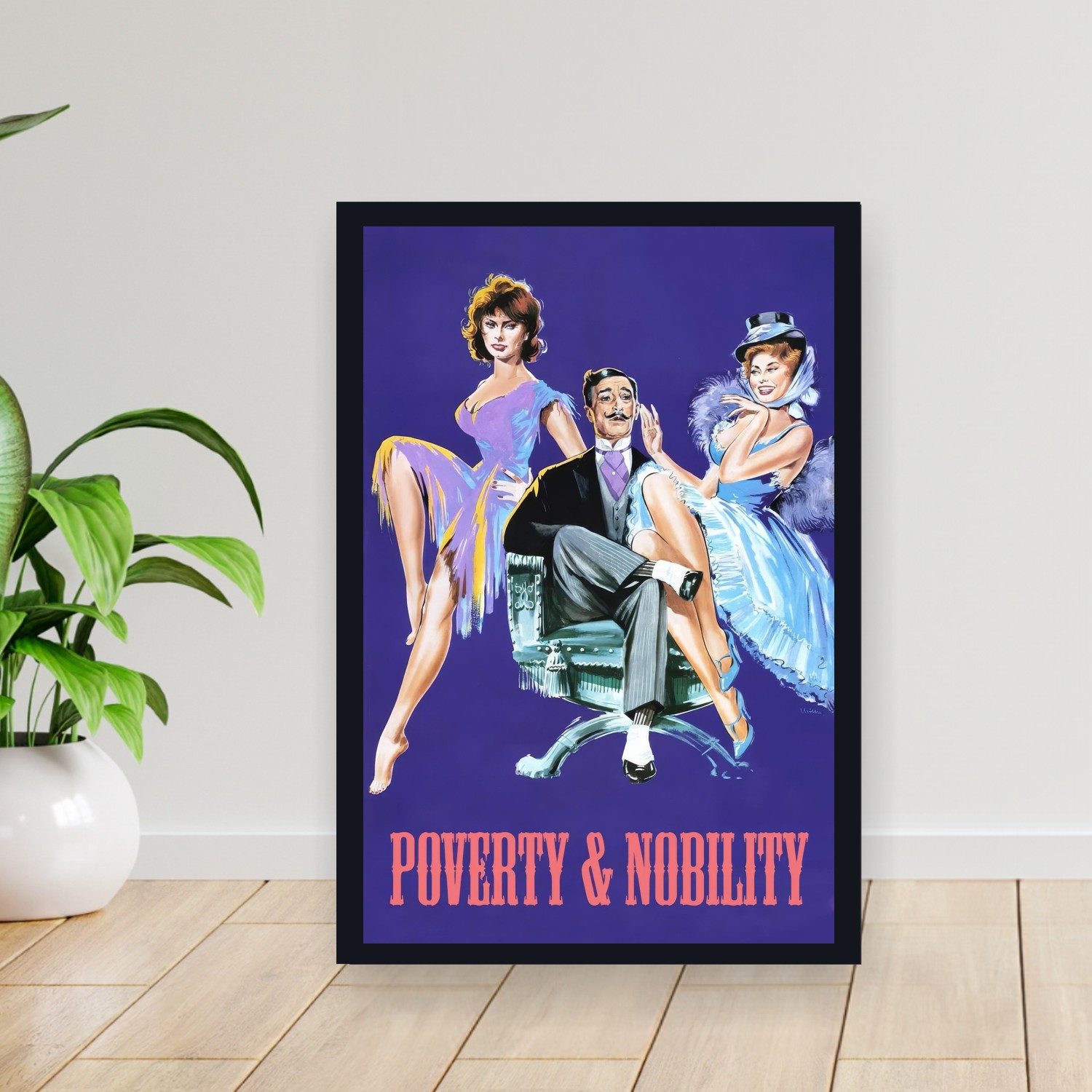 Cuadro 30x40cm Pelicula - Poverty and Nobility (1954)
