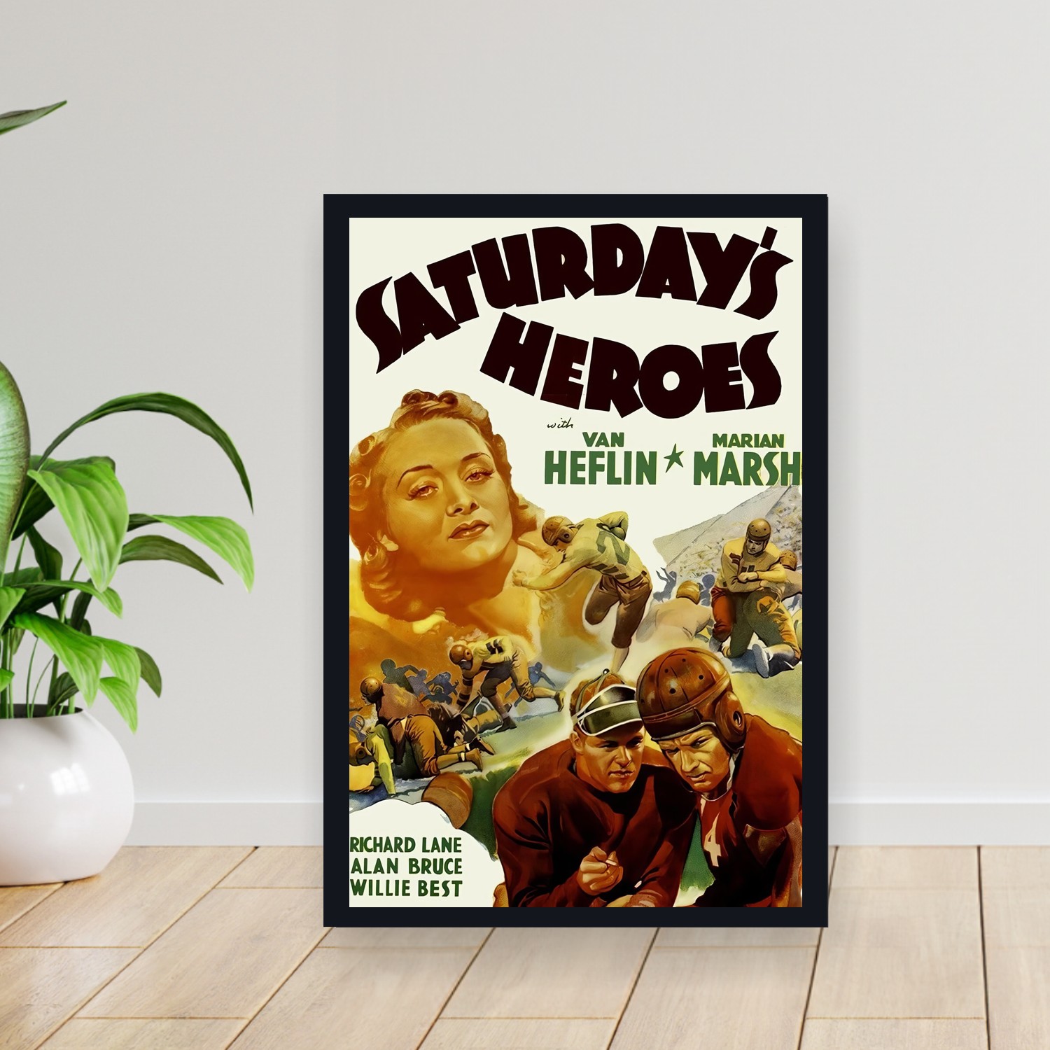 Cuadro 30x40cm Pelicula - Saturday_s Heroes (1937)