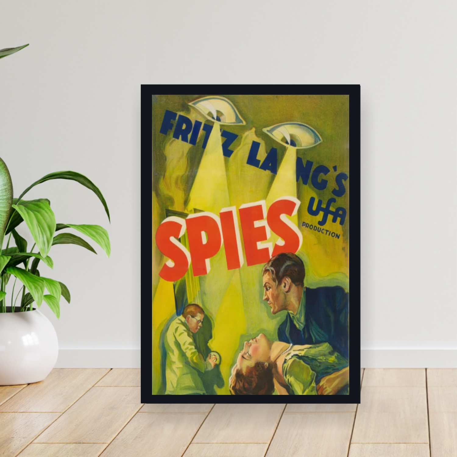 Cuadro 30x40cm Pelicula - Spies (1928)