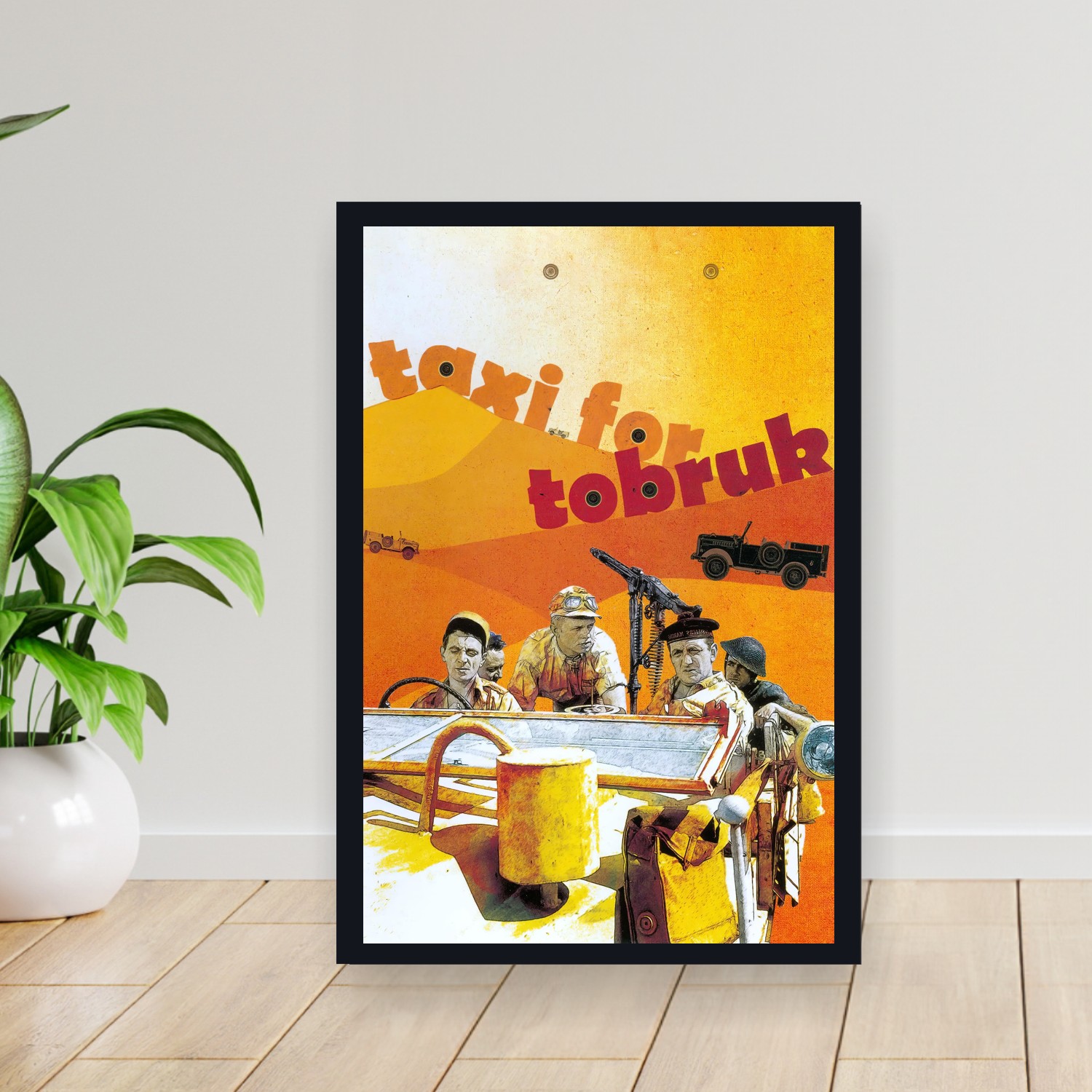 Cuadro 30x40cm Pelicula - Taxi for Tobruk (1961)