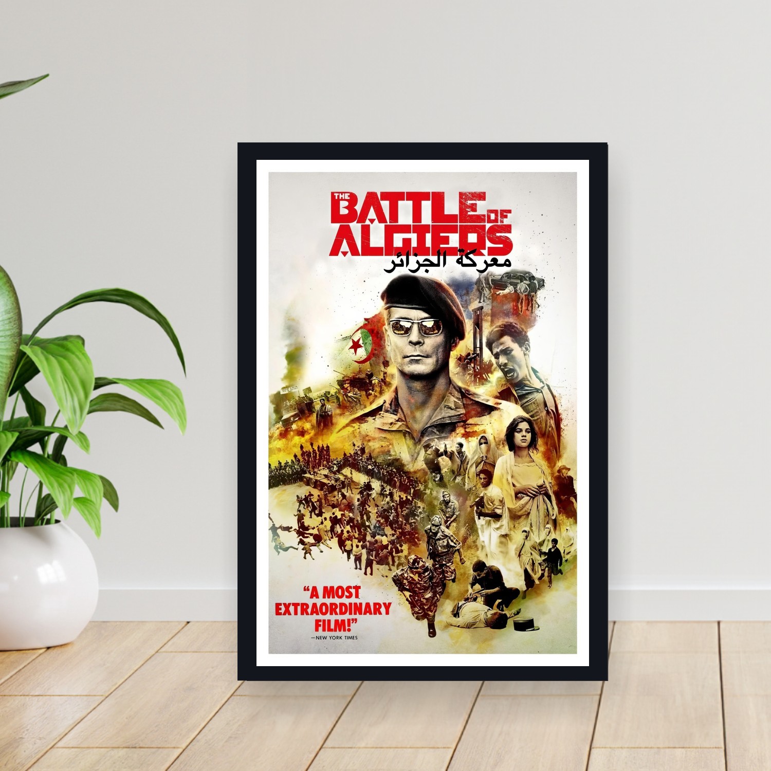 Cuadro 30x40cm Pelicula - The Battle of Algiers (1966)