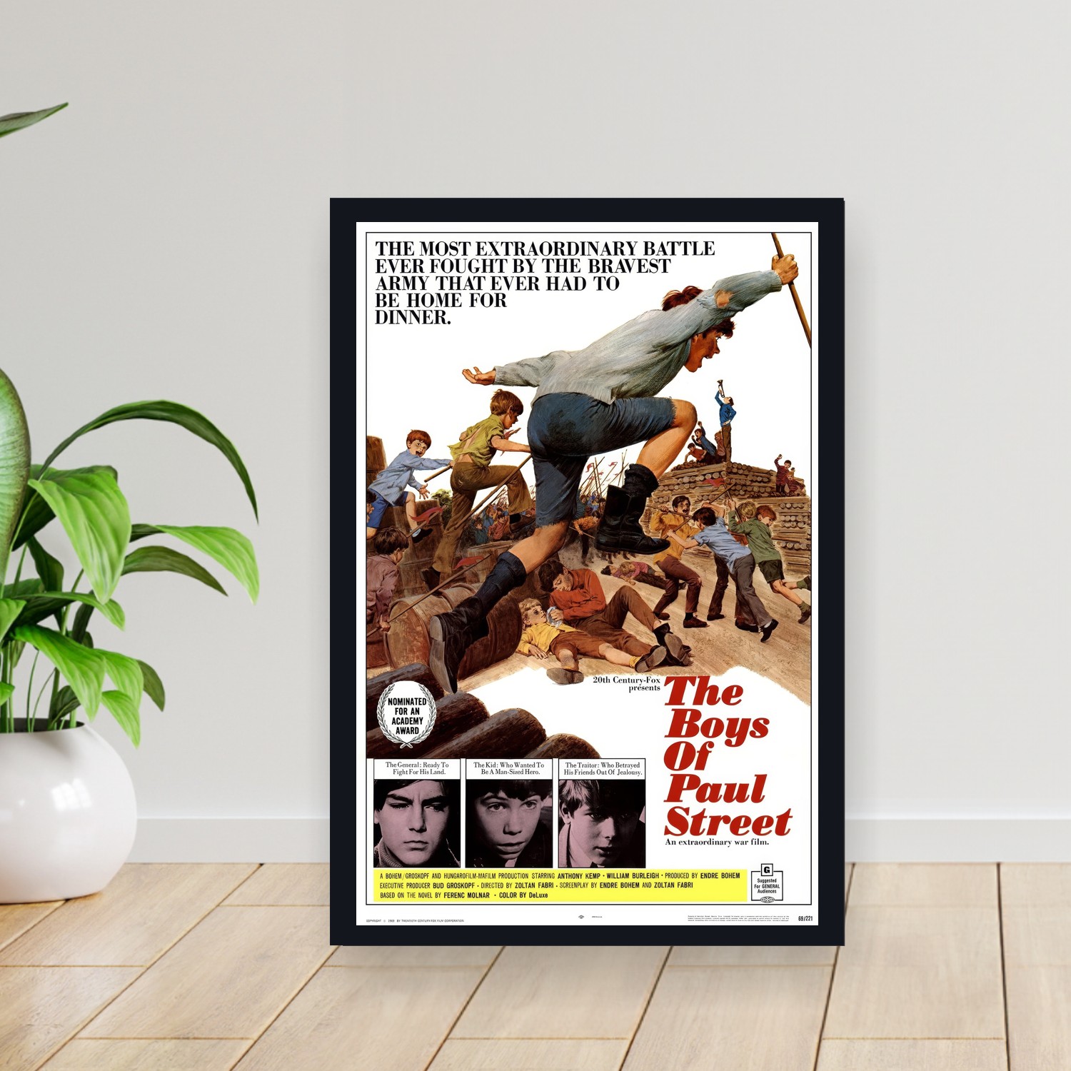 Cuadro 30x40cm Pelicula - The Boys of Paul Street (1969)