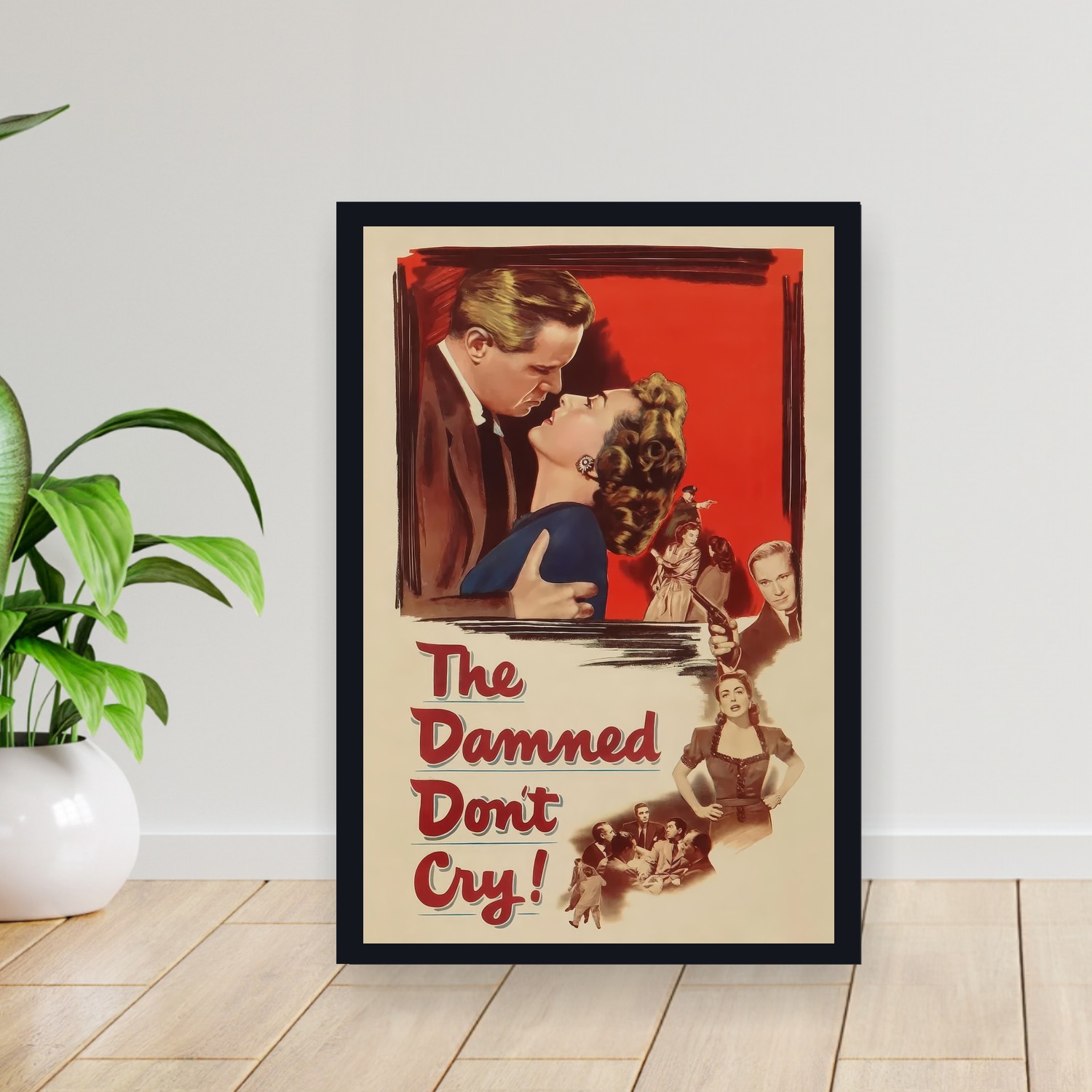 Cuadro 30x40cm Pelicula - The Damned Don_t Cry (1950)