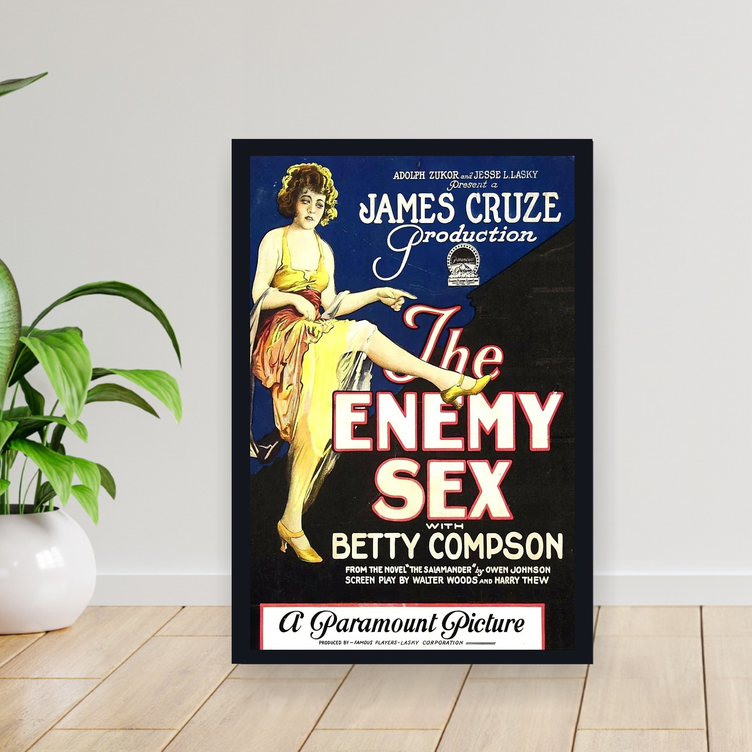 Cuadro 30x40cm Pelicula - The Enemy Sex (1924)