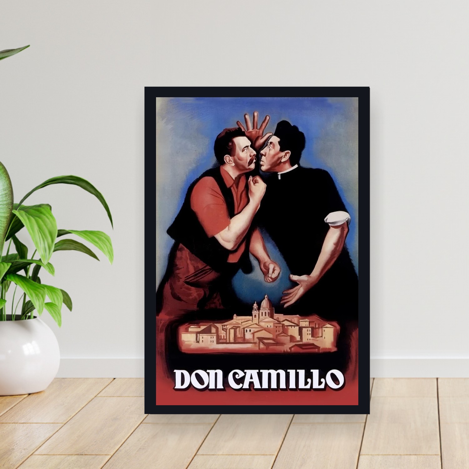 Cuadro 30x40cm Pelicula - The Little World of Don Camillo (1952)