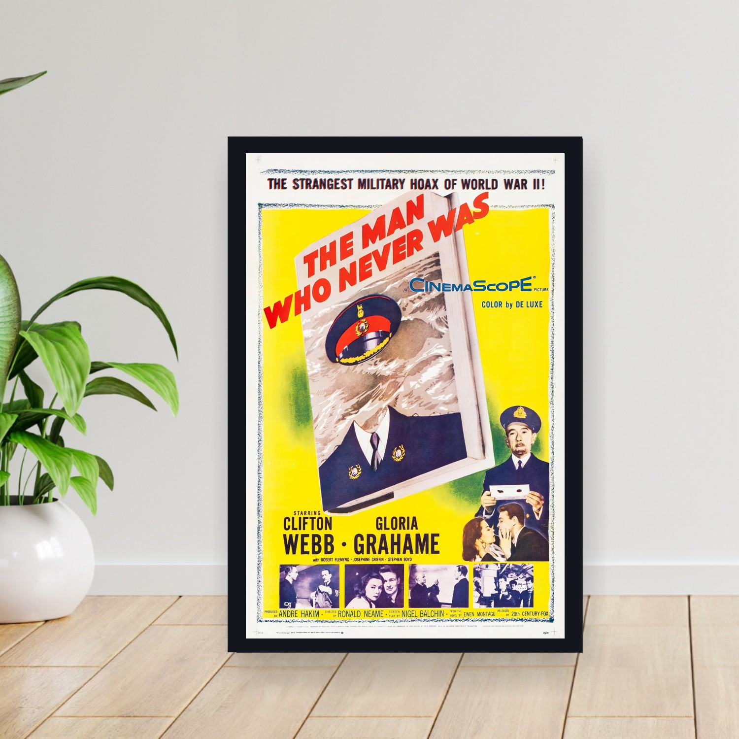 Cuadro 30x40cm Pelicula - The Man Who Never Was (1956)
