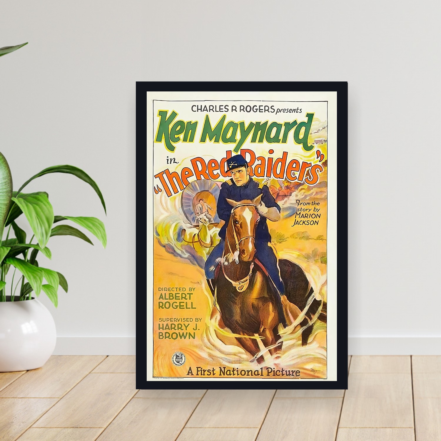 Cuadro 30x40cm Pelicula - The Red Raiders (1927)