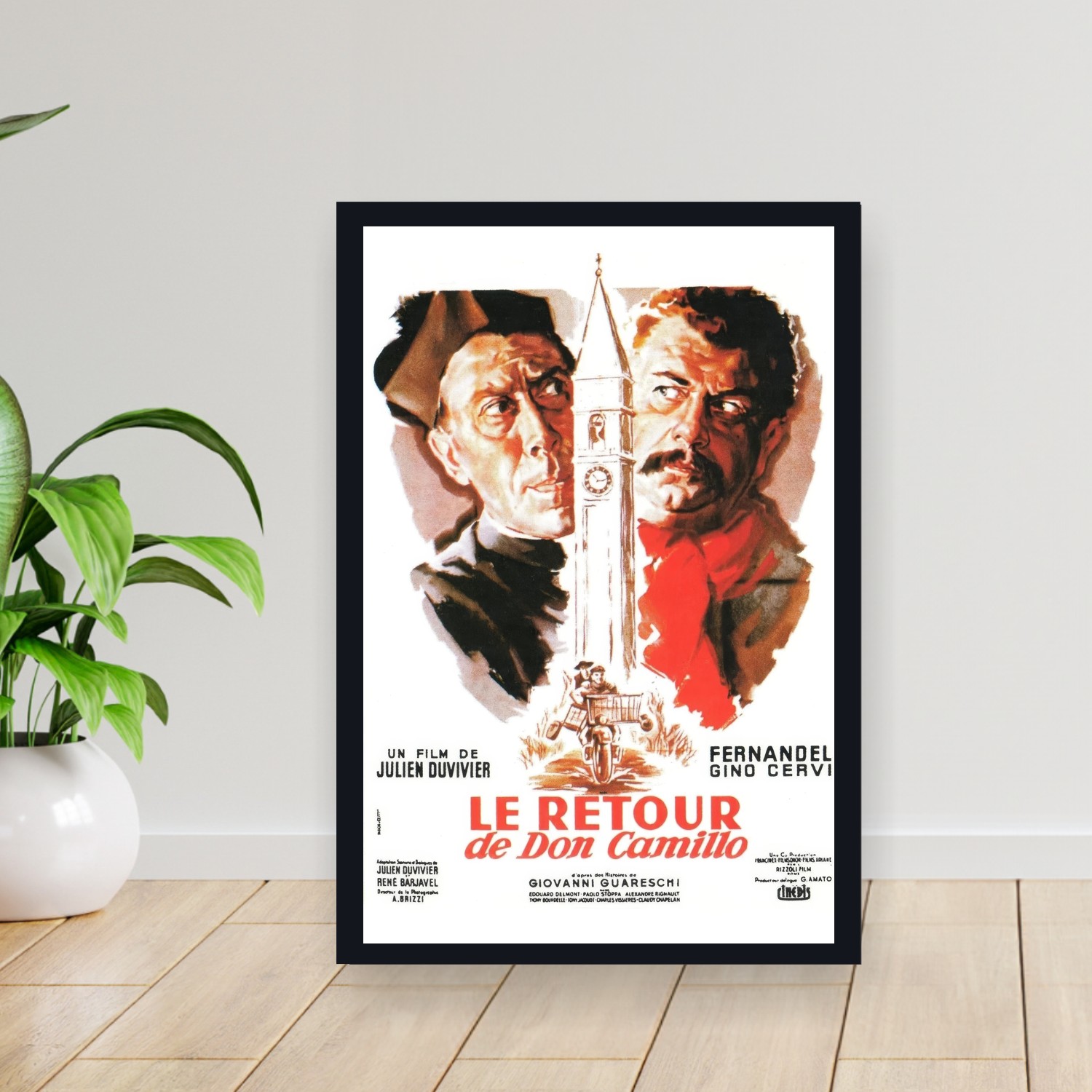 Cuadro 30x40cm Pelicula - The Return of Don Camillo (1953)