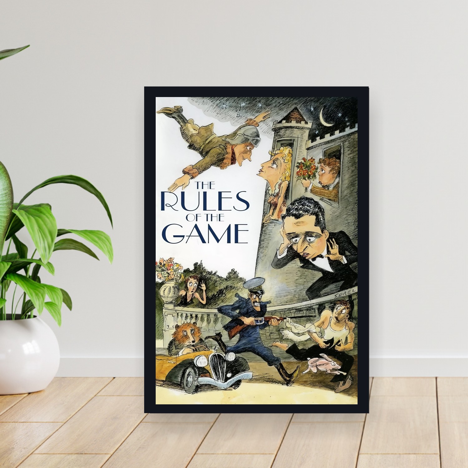 Cuadro 30x40cm Pelicula - The Rules of the Game (1939)