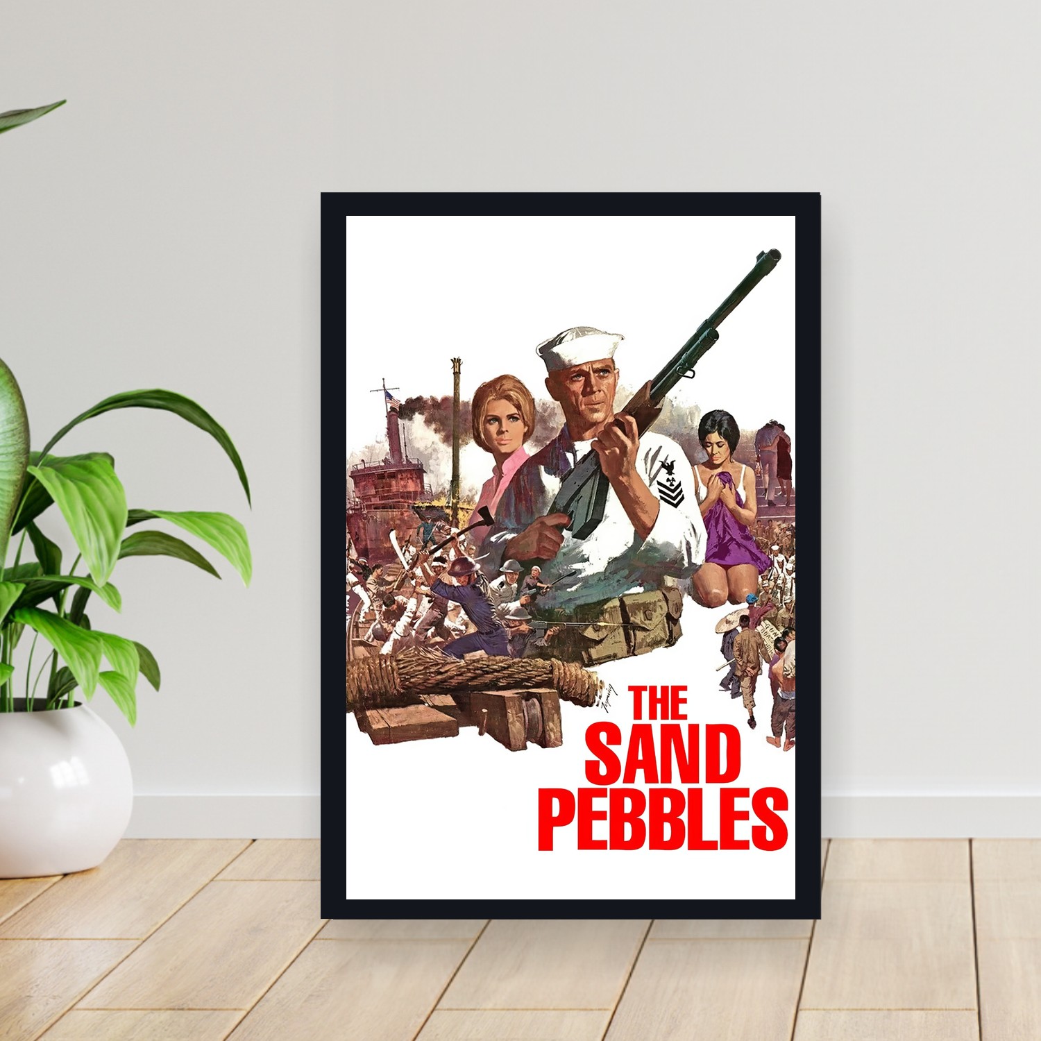 Cuadro 30x40cm Pelicula - The Sand Pebbles (1966)