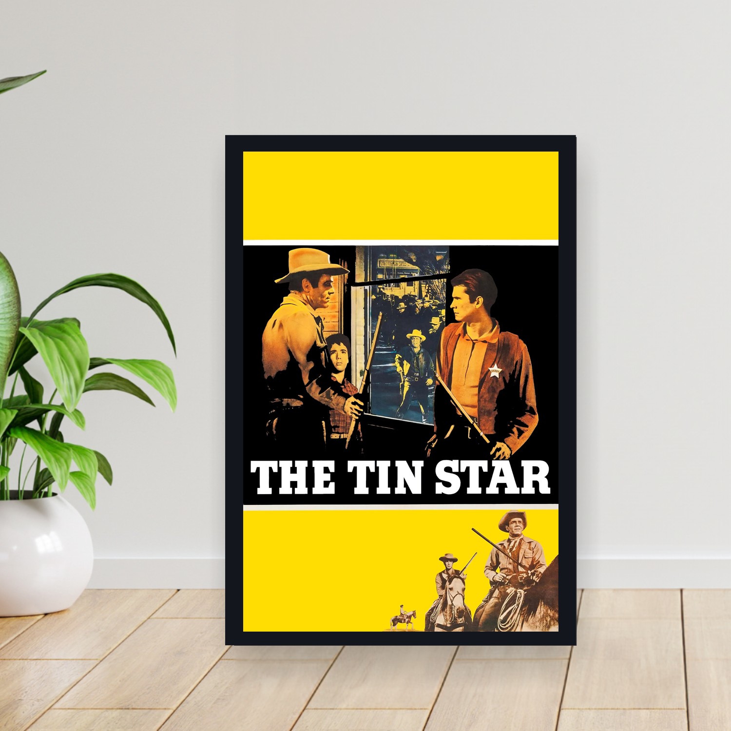 Cuadro 30x40cm Pelicula - The Tin Star (1957)