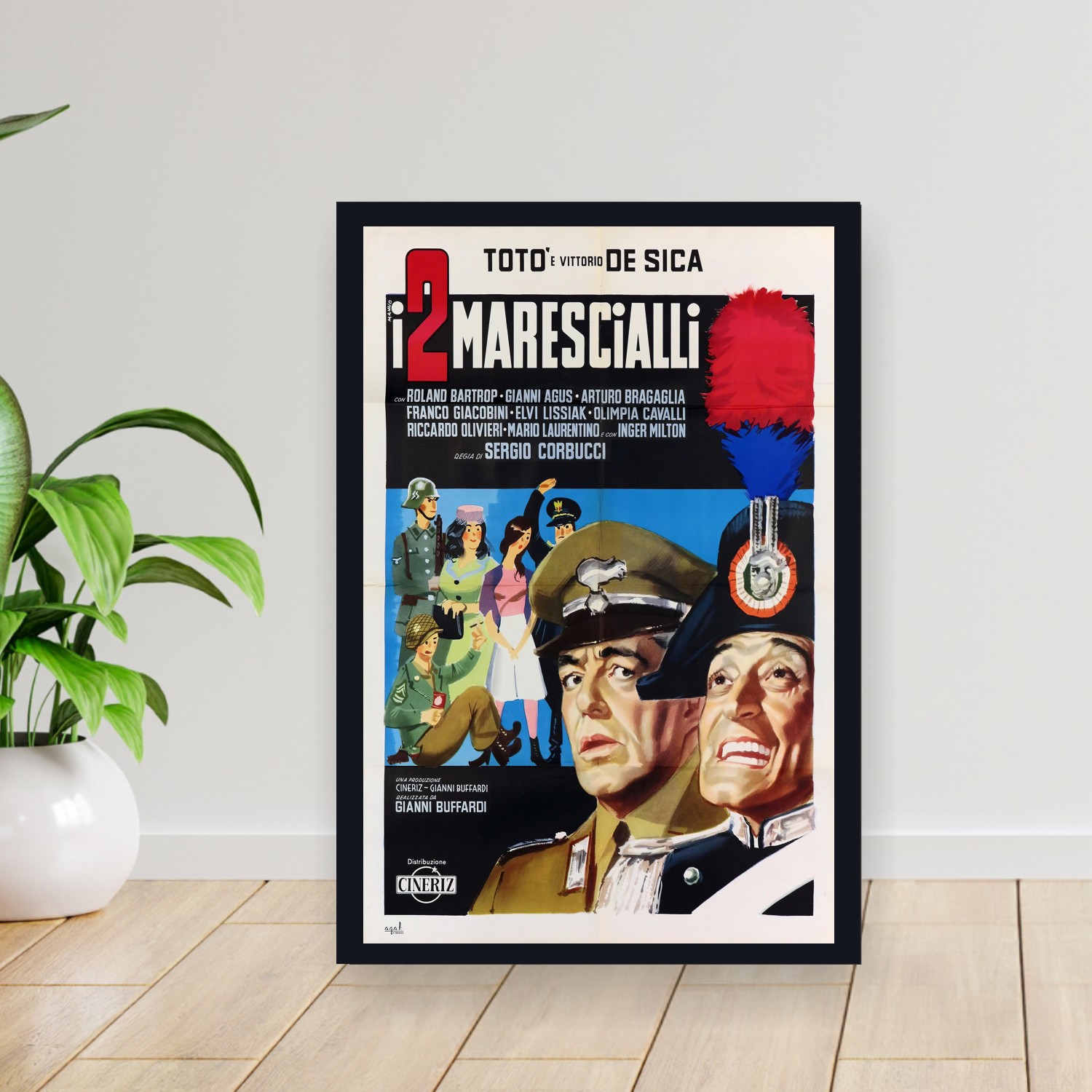 Cuadro 30x40cm Pelicula - The Two Marshals (1961)