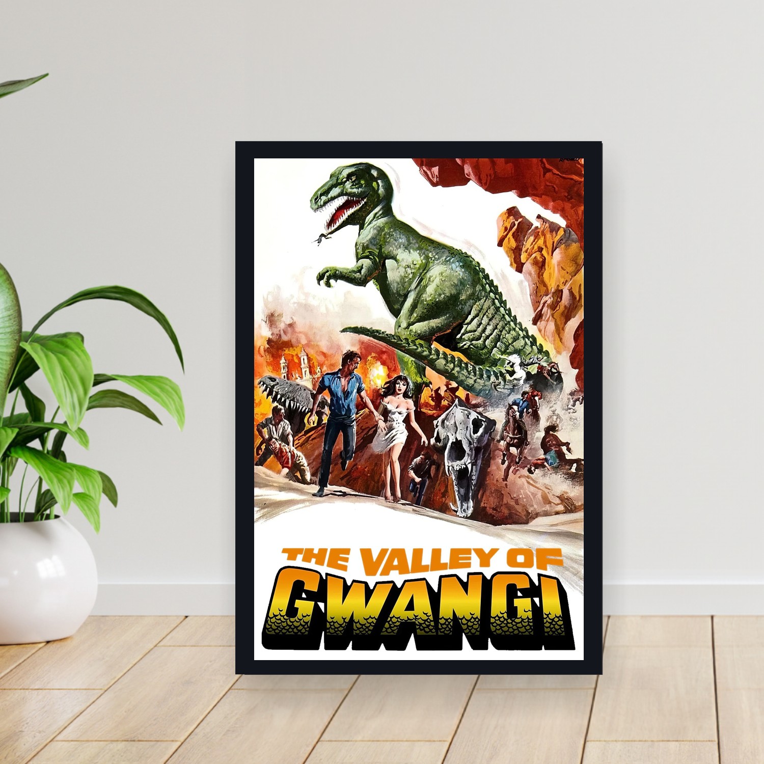 Cuadro 30x40cm Pelicula - The Valley of Gwangi (1969)