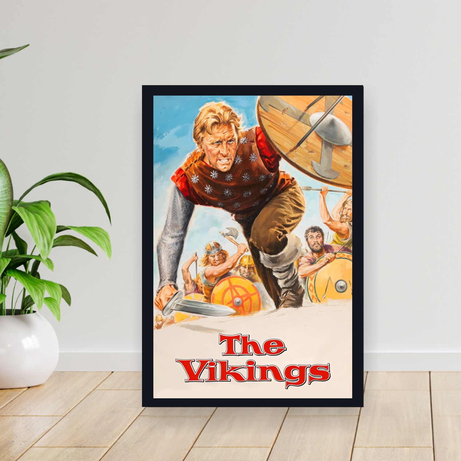 Cuadro 30x40cm Pelicula - The Vikings (1958)