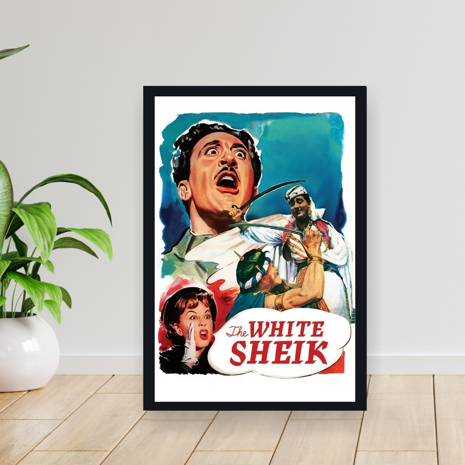 Cuadro 30x40cm Pelicula - The White Sheik (1952)