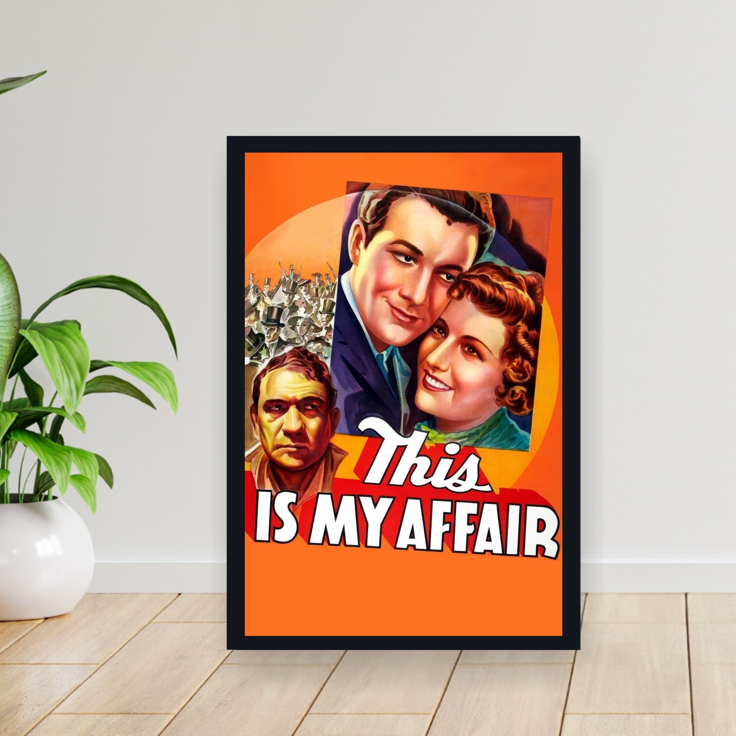 Cuadro 30x40cm Pelicula - This Is My Affair (1937)