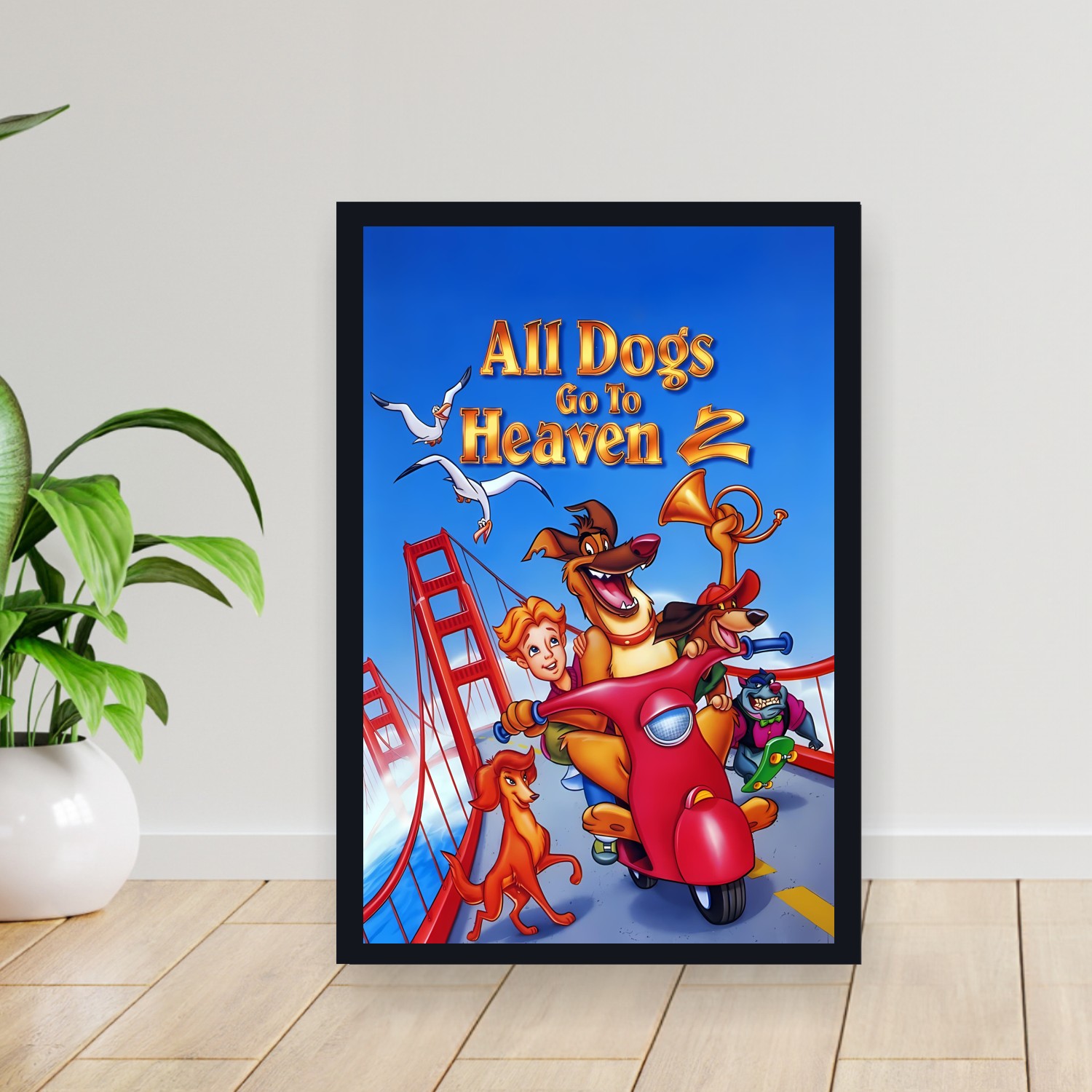 Cuadro 30x40cm Pelicula - All Dogs Go to Heaven 2 (1996)