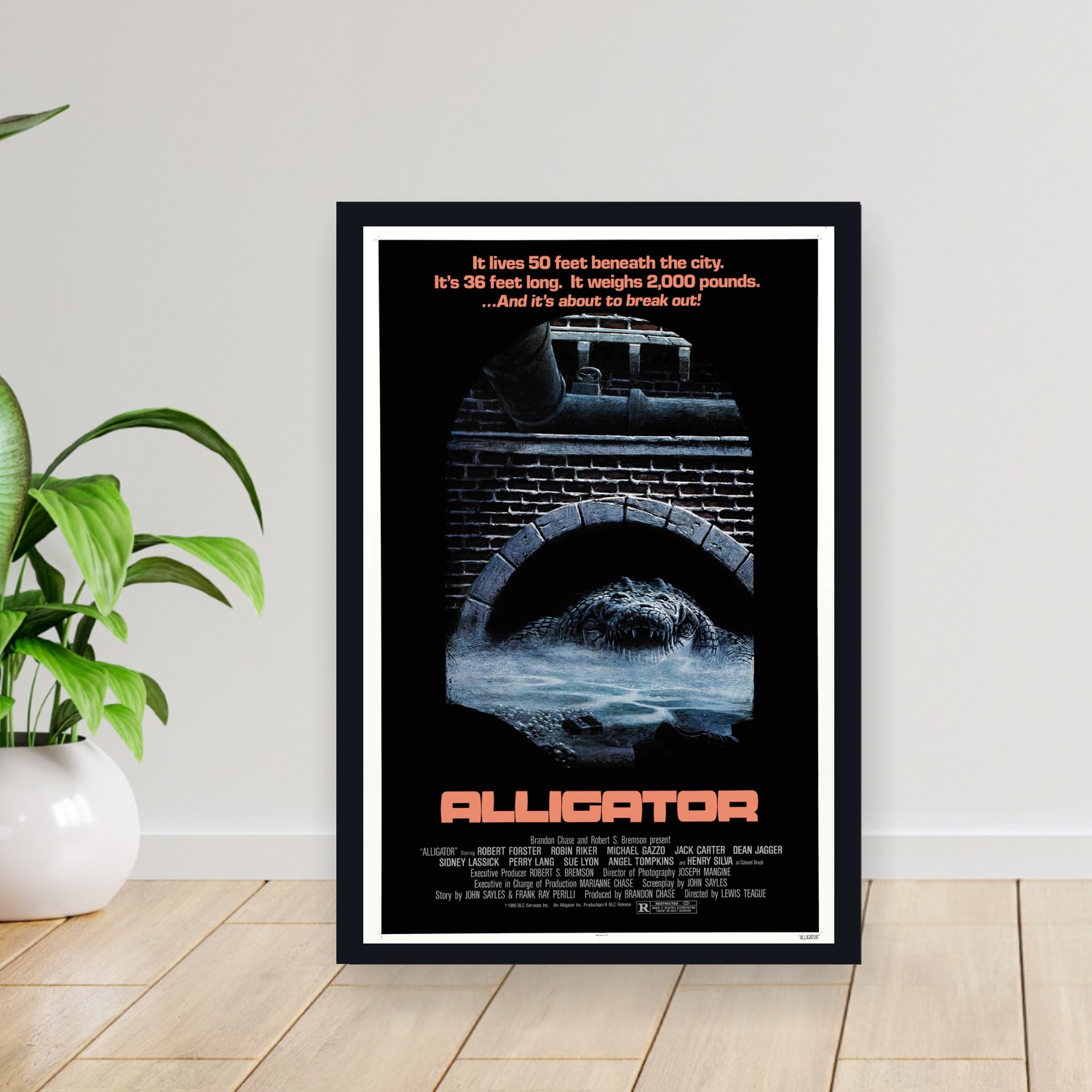Cuadro 30x40cm Pelicula - Alligator (1980)