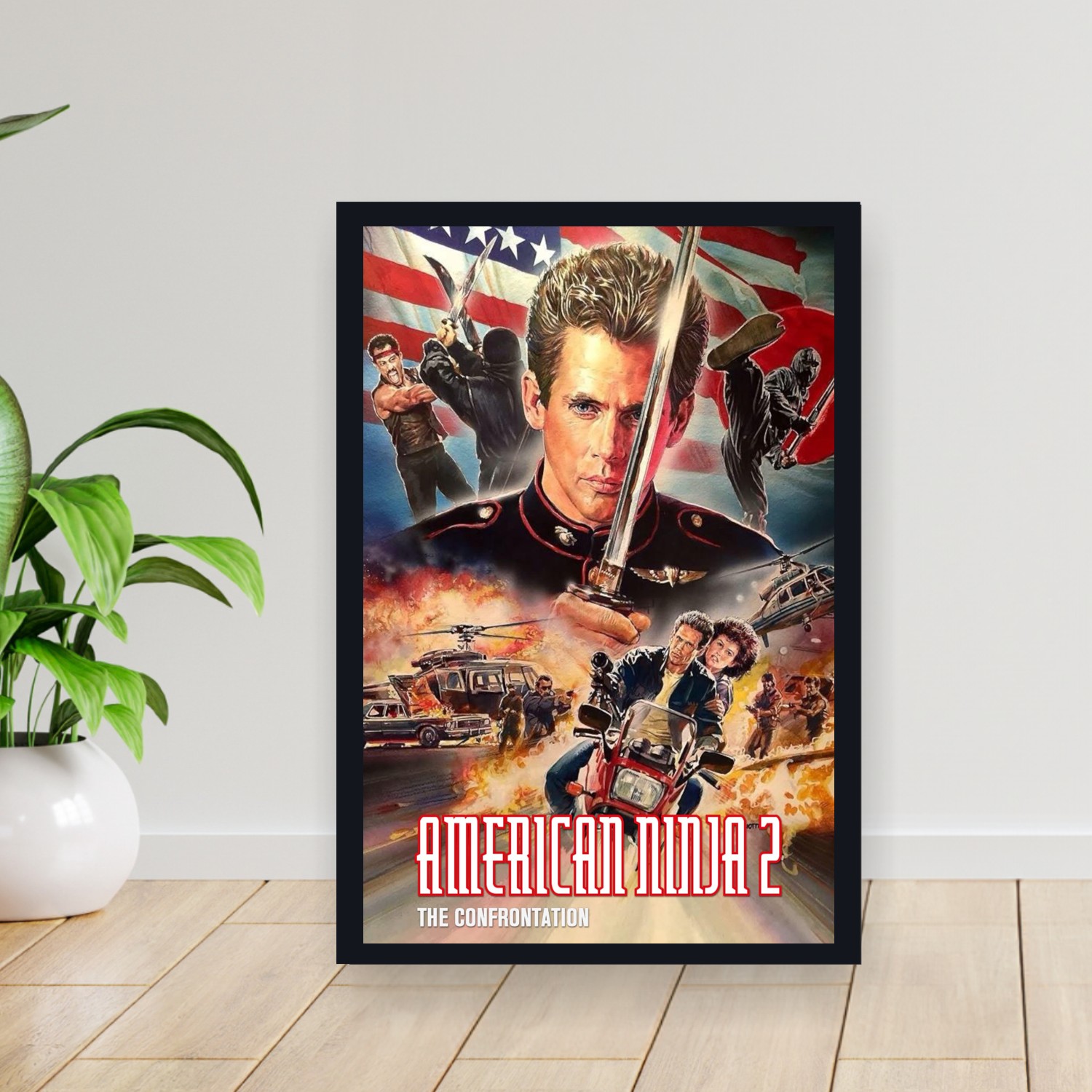 Cuadro 30x40cm Pelicula - American Ninja 2 The Confrontation (1987)