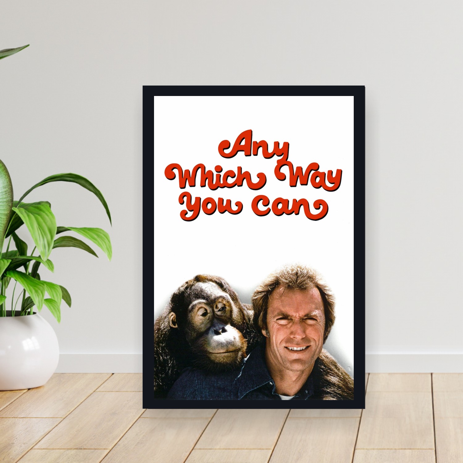 Cuadro 30x40cm Pelicula - Any Which Way You Can (1980)