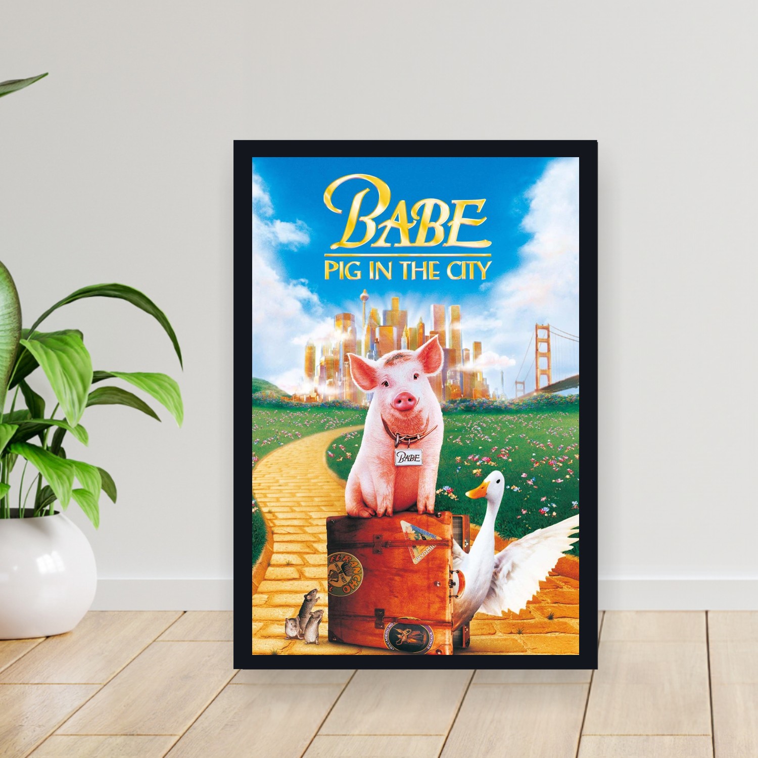 Cuadro 30x40cm Pelicula - Babe Pig in the City (1998)