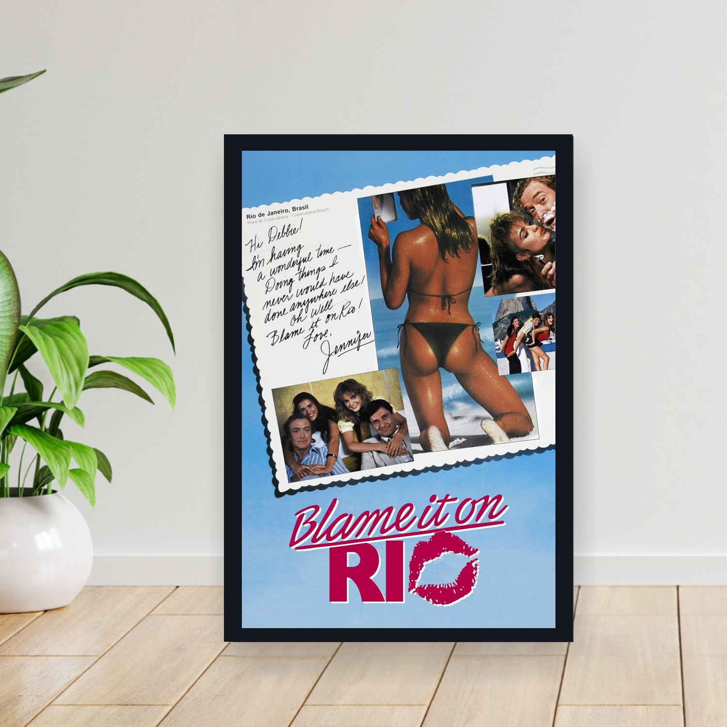 Cuadro 30x40cm Pelicula - Blame It on Rio (1984)