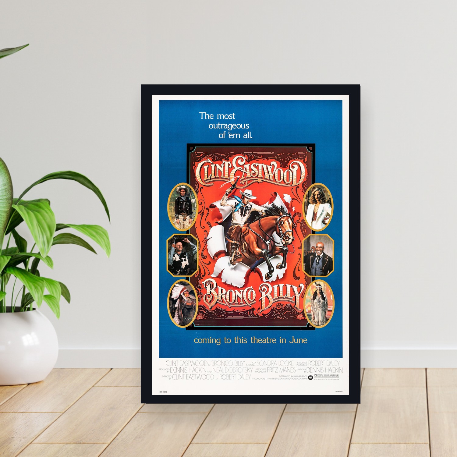 Cuadro 30x40cm Pelicula - Bronco Billy (1980)