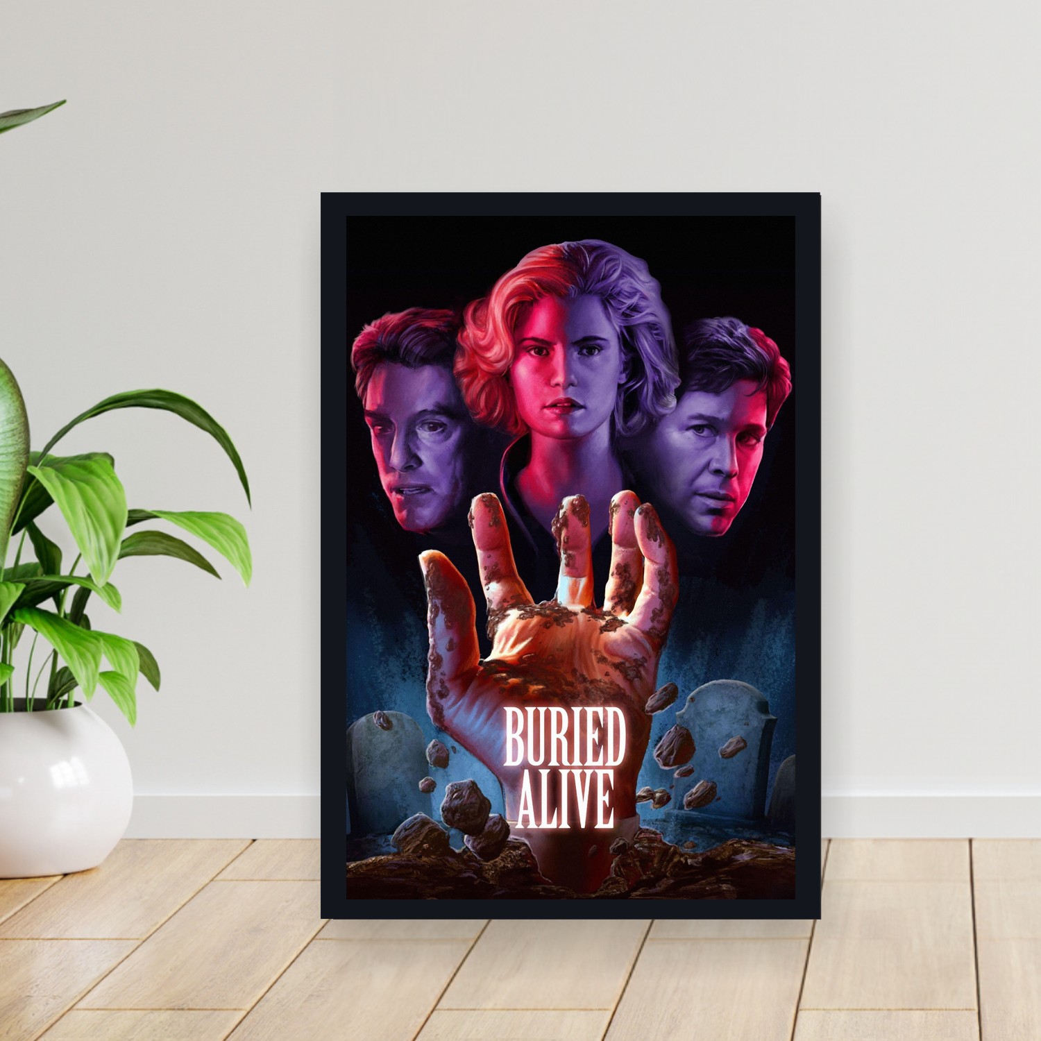Cuadro 30x40cm Pelicula - Buried Alive (1990)