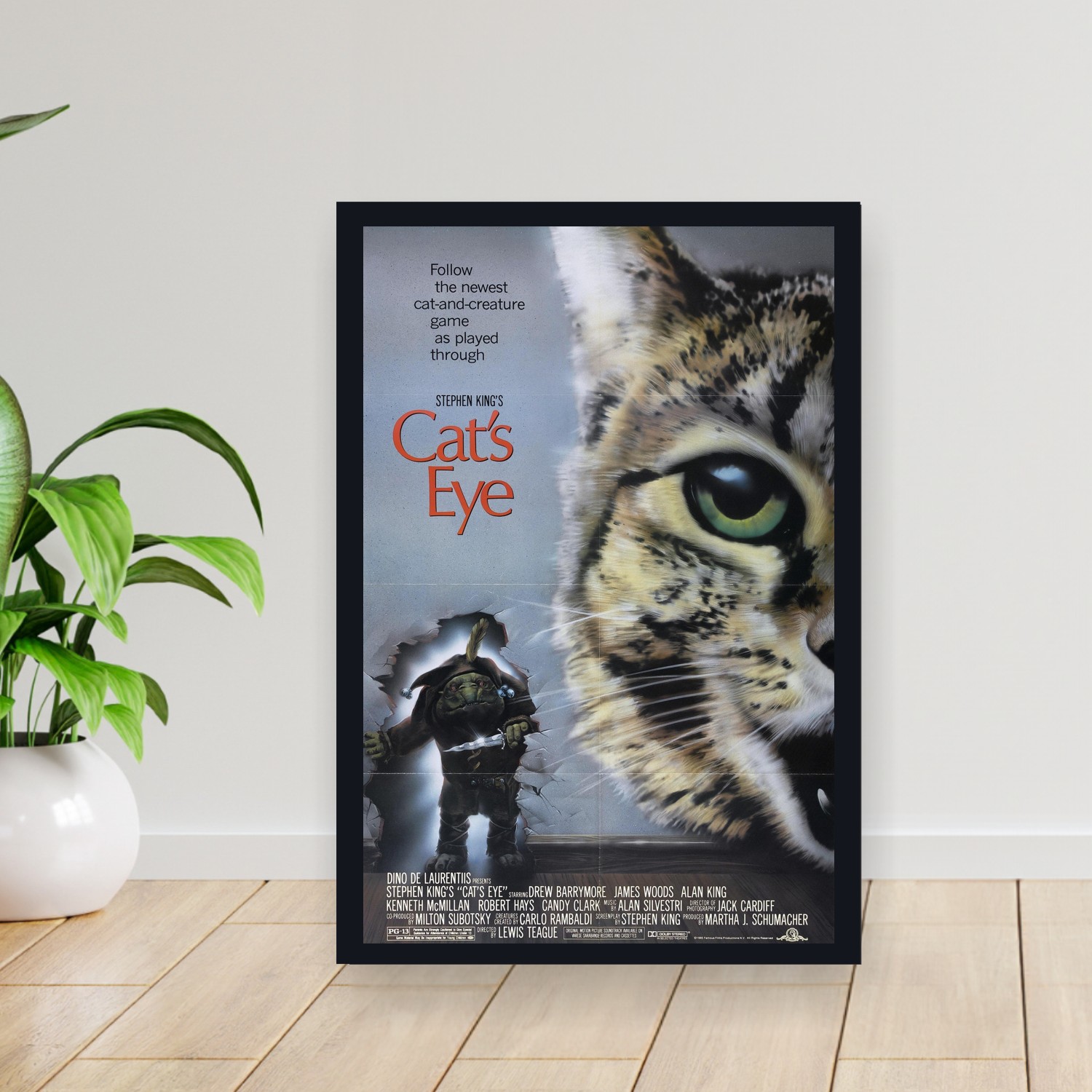 Cuadro 30x40cm Pelicula - Cat_s Eye (1985)