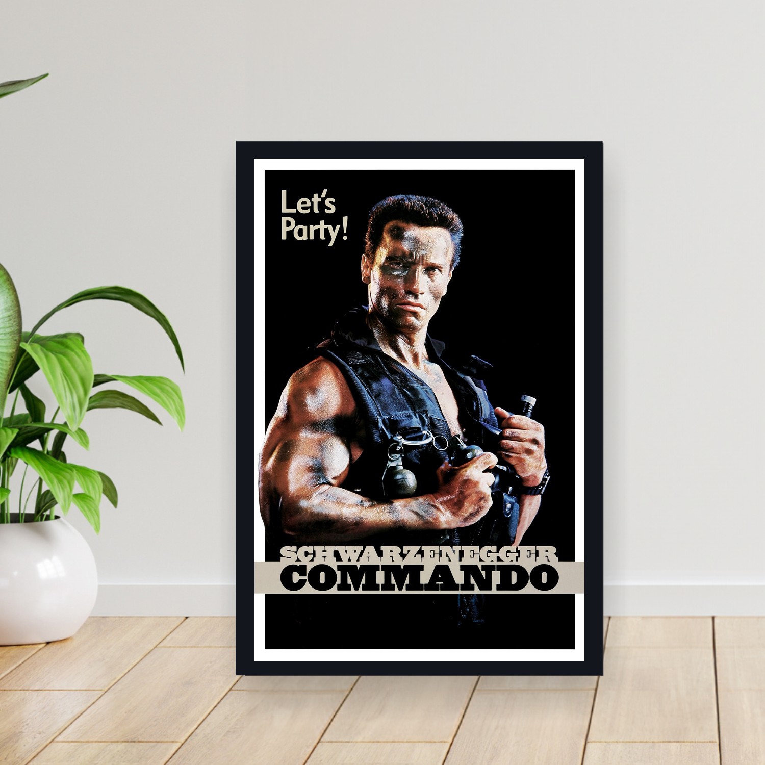 Cuadro 30x40cm Pelicula - Commando (1985)