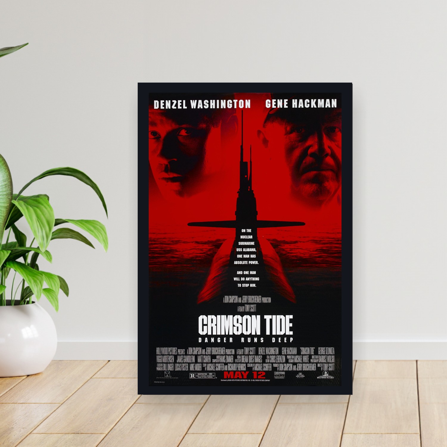 Cuadro 30x40cm Pelicula - Crimson Tide (1995)