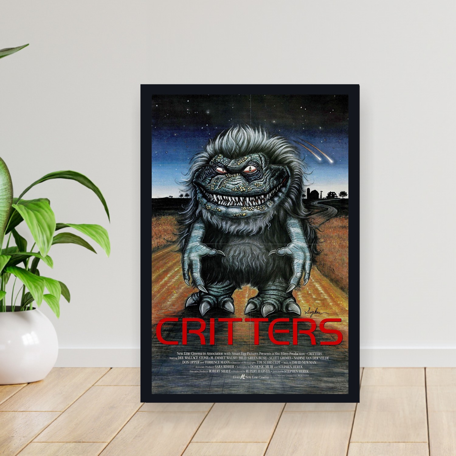 Cuadro 30x40cm Pelicula - Critters (1986)