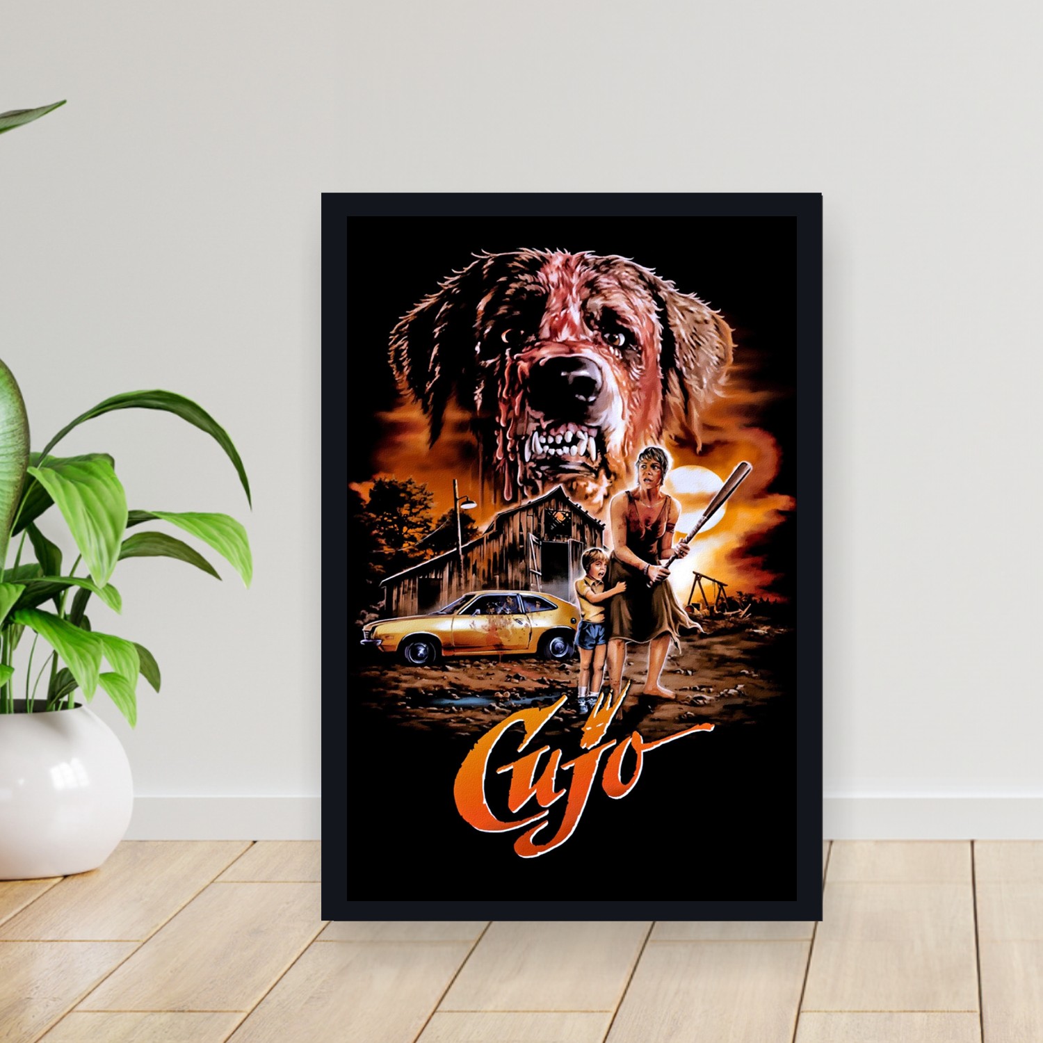 Cuadro 30x40cm Pelicula - Cujo (1983)