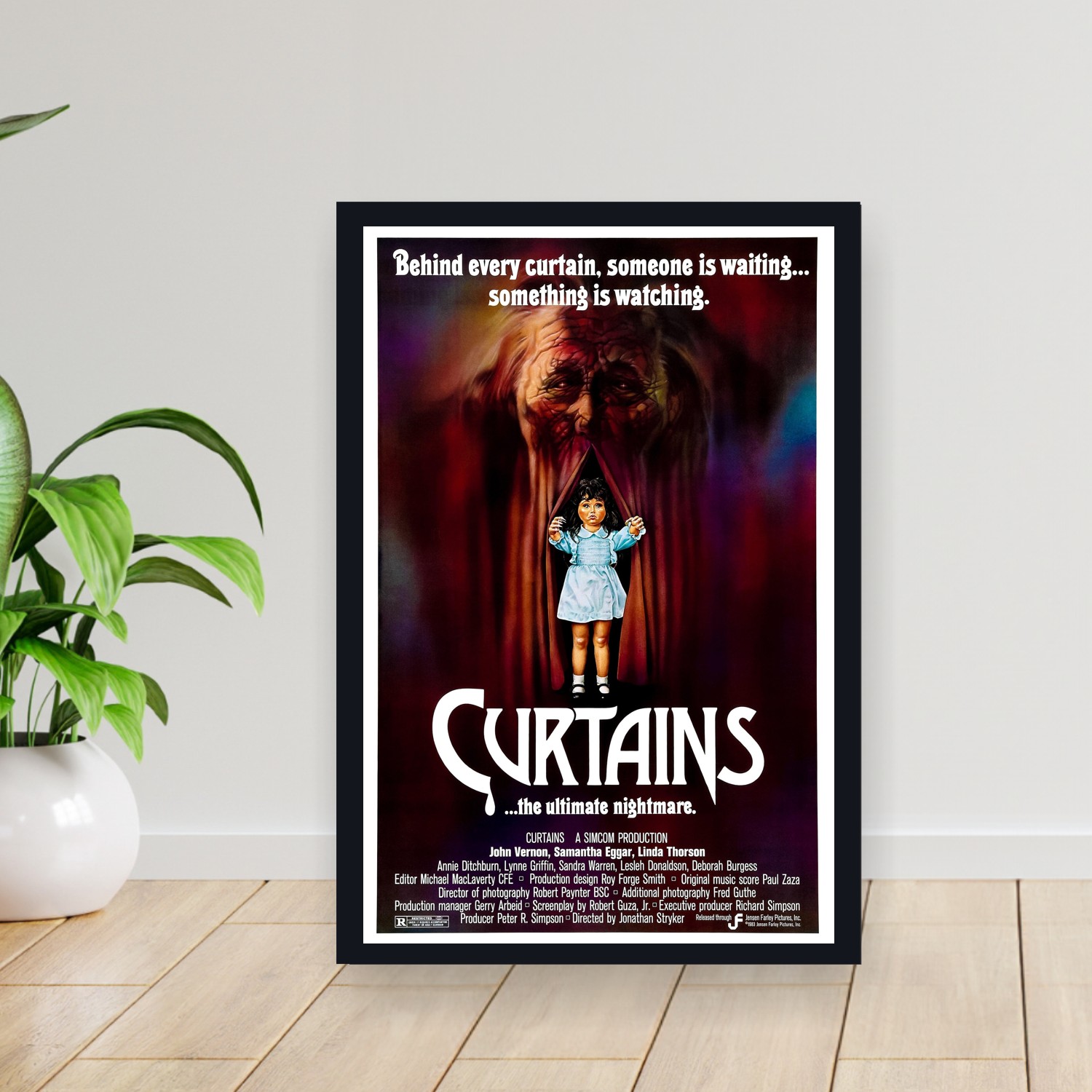 Cuadro 30x40cm Pelicula - Curtains (1983)