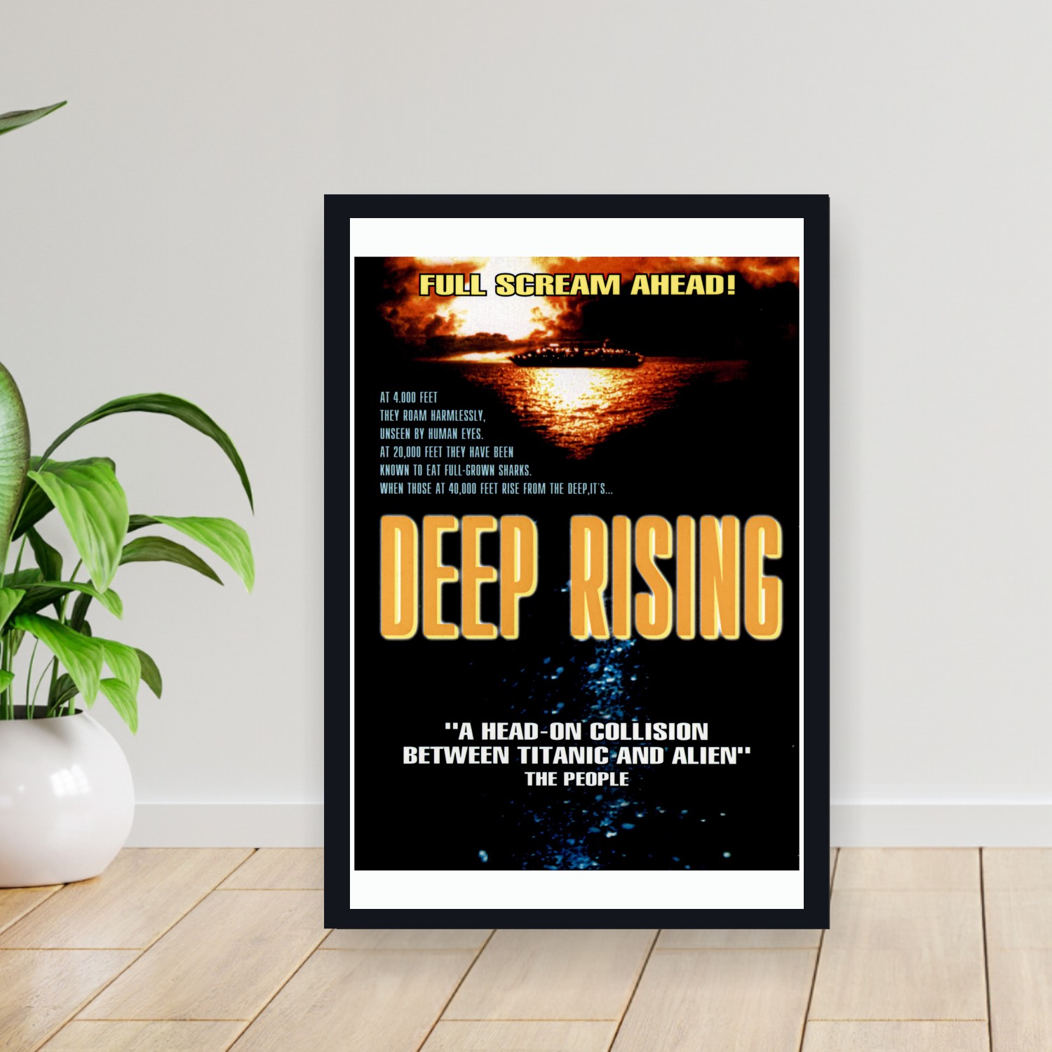 Cuadro 30x40cm Pelicula - Deep Rising (1998)