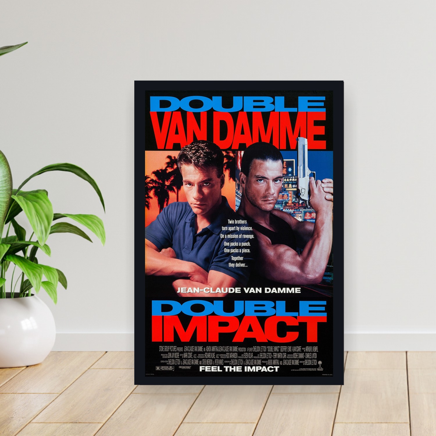 Cuadro 30x40cm Pelicula - Double Impact (1991)