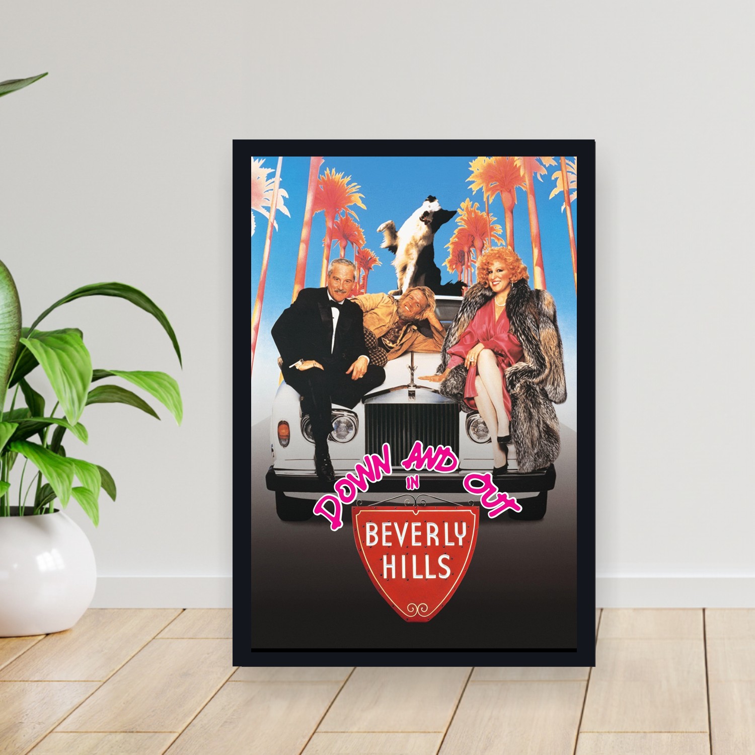 Cuadro 30x40cm Pelicula - Down and Out in Beverly Hills (1986)
