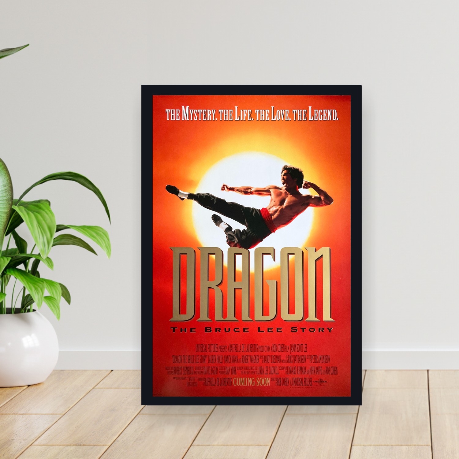 Cuadro 30x40cm Pelicula - Dragon The Bruce Lee Story (1993)