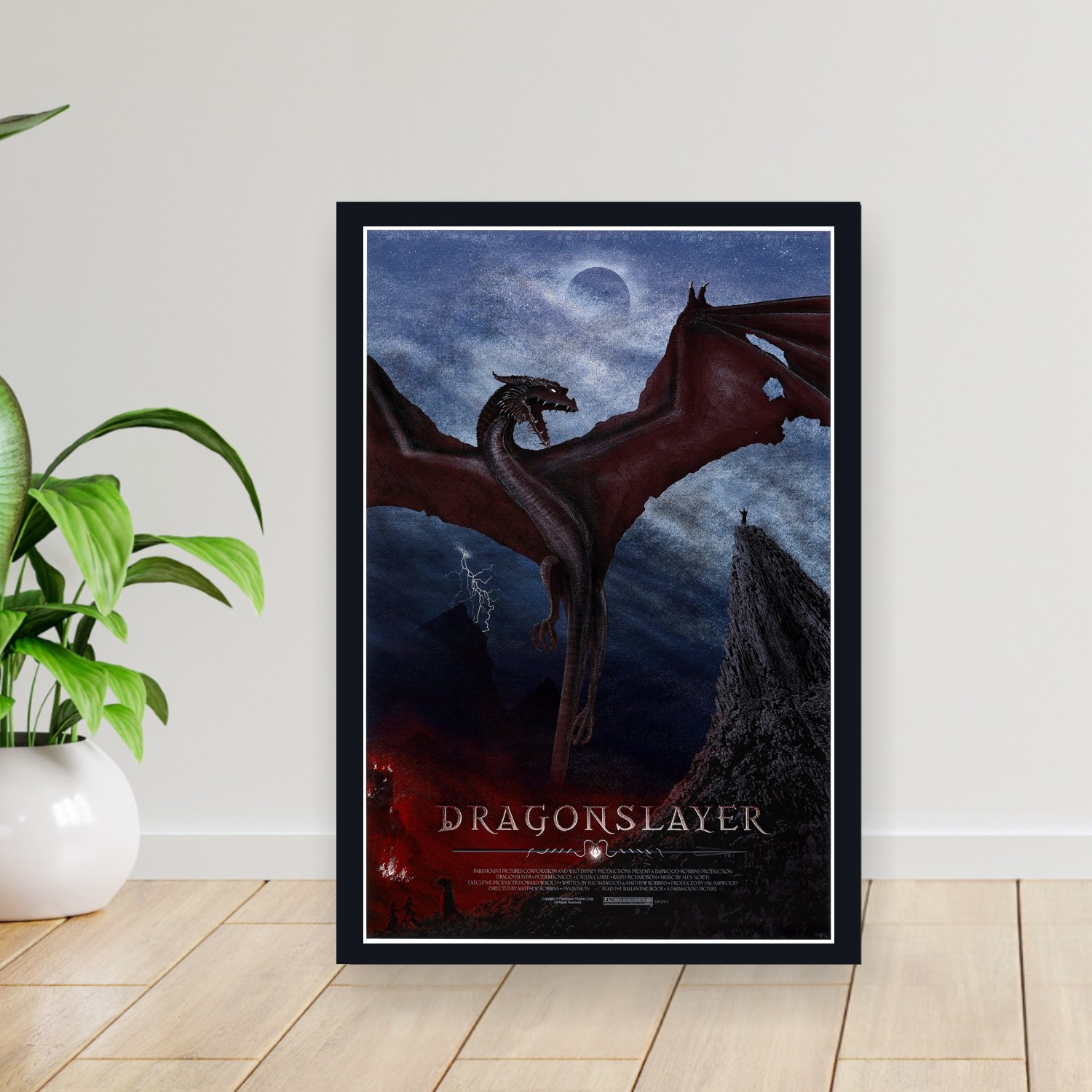 Cuadro 30x40cm Pelicula - Dragonslayer (1981)