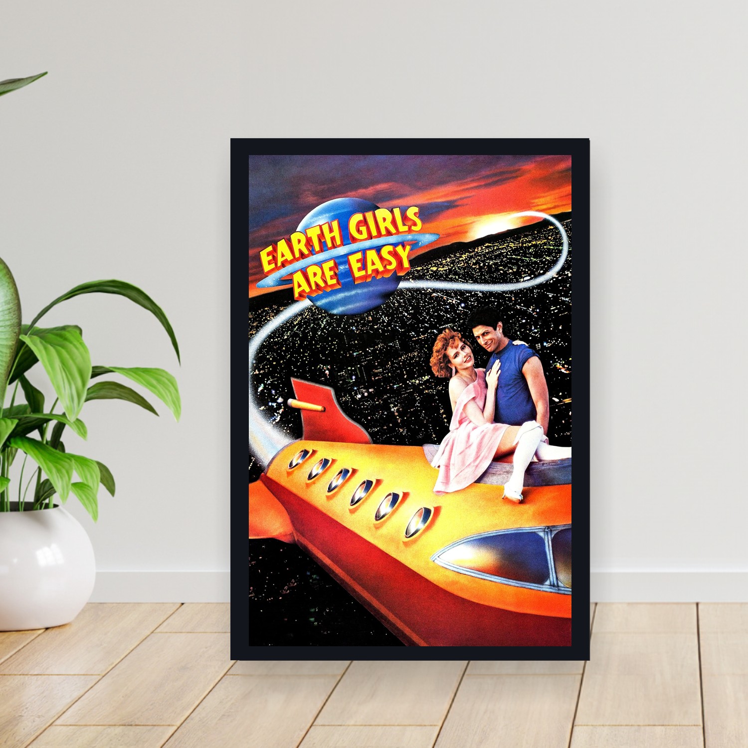 Cuadro 30x40cm Pelicula - Earth Girls Are Easy (1988)