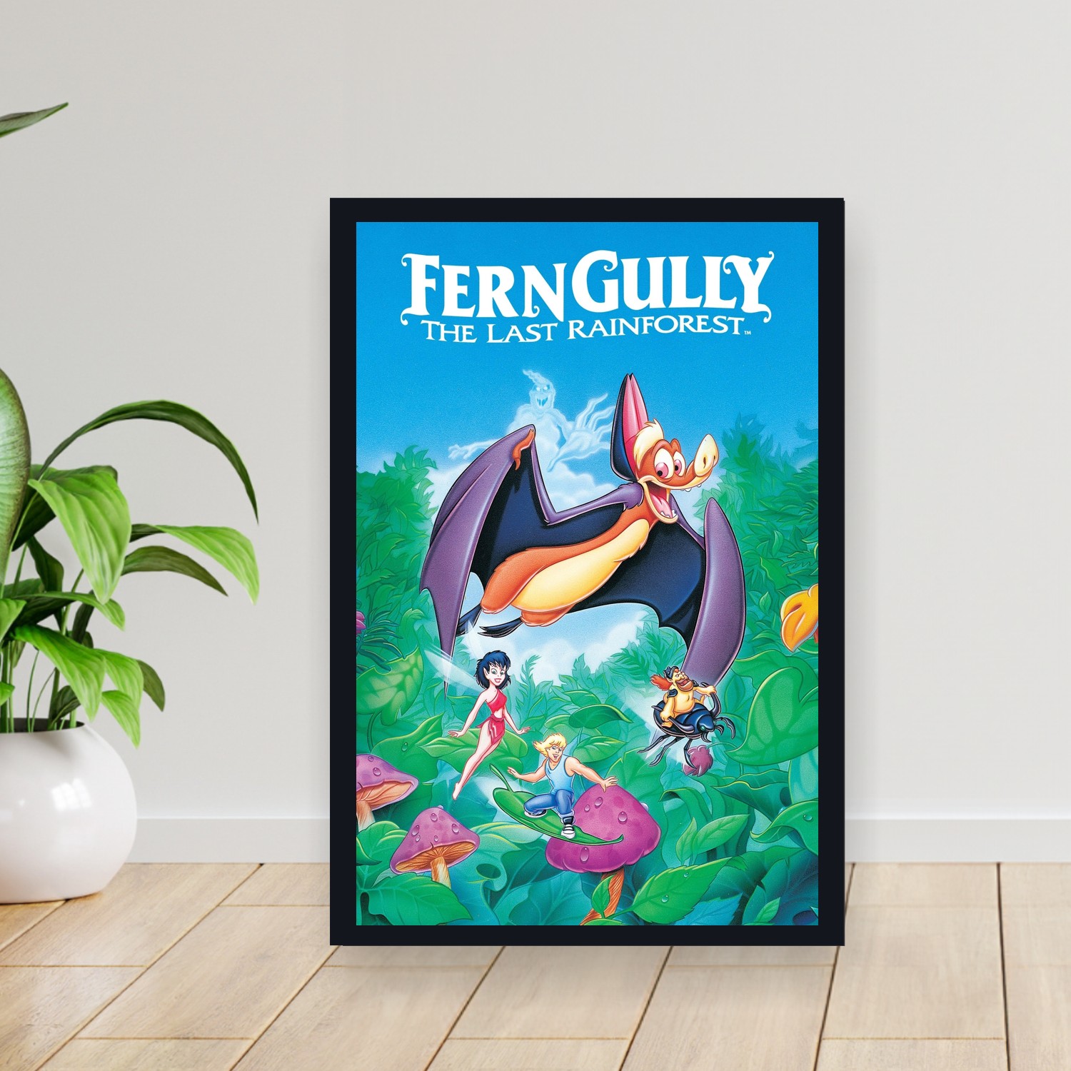 Cuadro 30x40cm Pelicula - FernGully The Last Rainforest (1992)