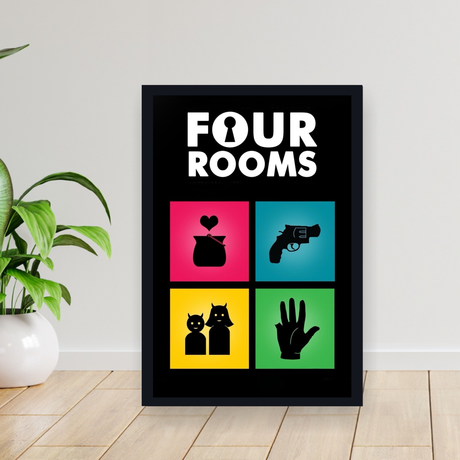 Cuadro 30x40cm Pelicula - Four Rooms (1995)