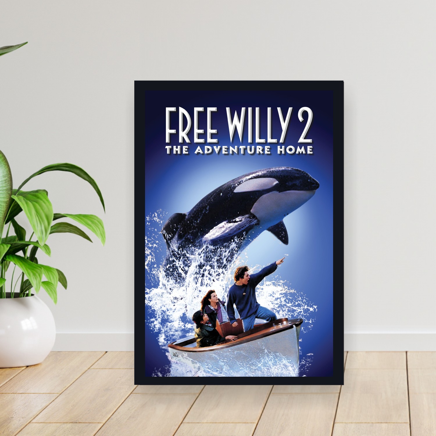 Cuadro 30x40cm Pelicula - Free Willy 2 The Adventure Home (1995)