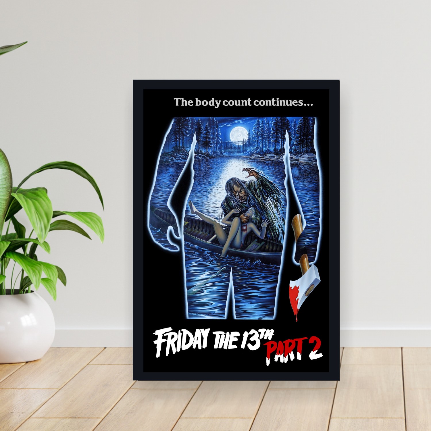 Cuadro 30x40cm Pelicula - Friday the 13th Part 2 (1981)