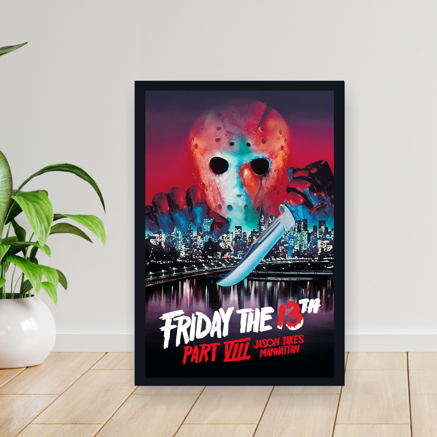 Cuadro 30x40cm Pelicula - Friday the 13th Part VIII Jason Takes Manhattan (1
