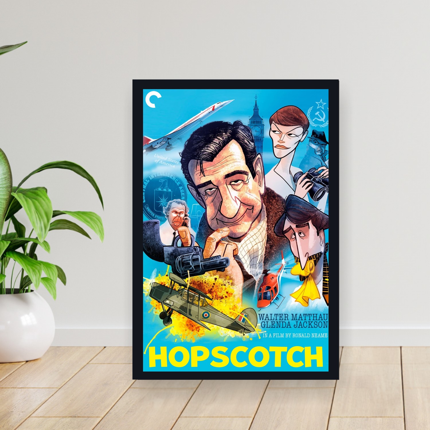 Cuadro 30x40cm Pelicula - Hopscotch (1980)