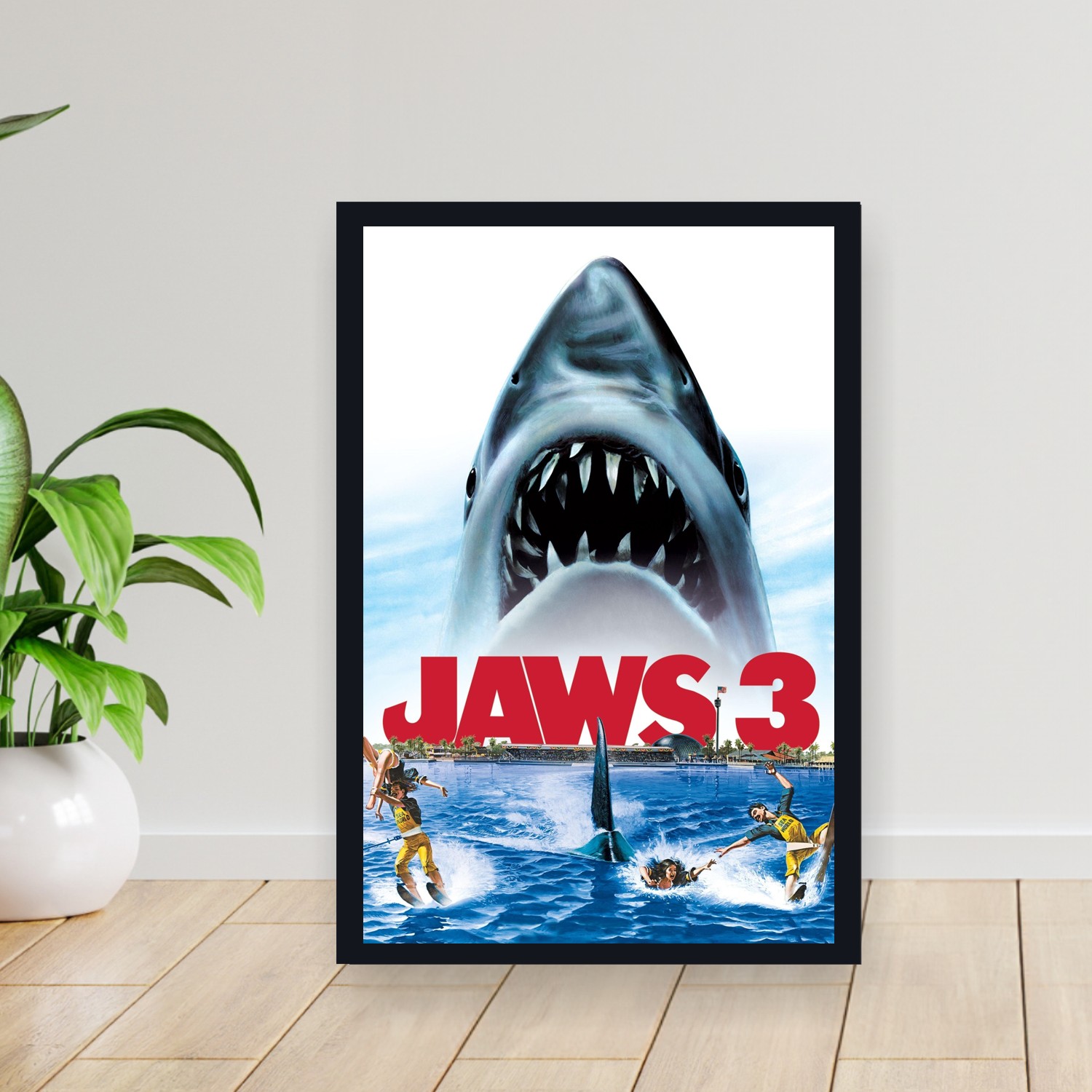 Cuadro 30x40cm Pelicula - Jaws 3 D (1983)