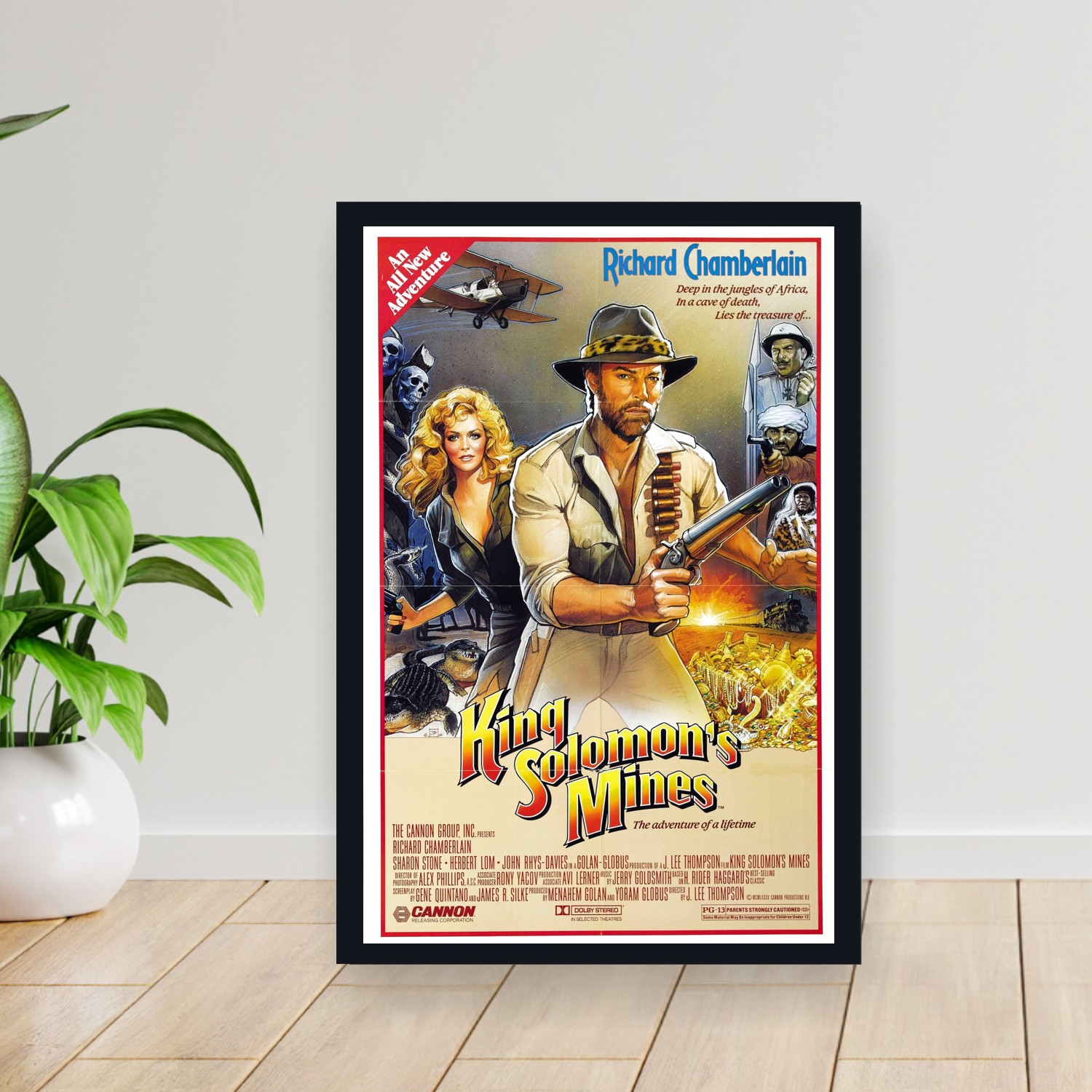 Cuadro 30x40cm Pelicula - King Solomon_s Mines (1985)