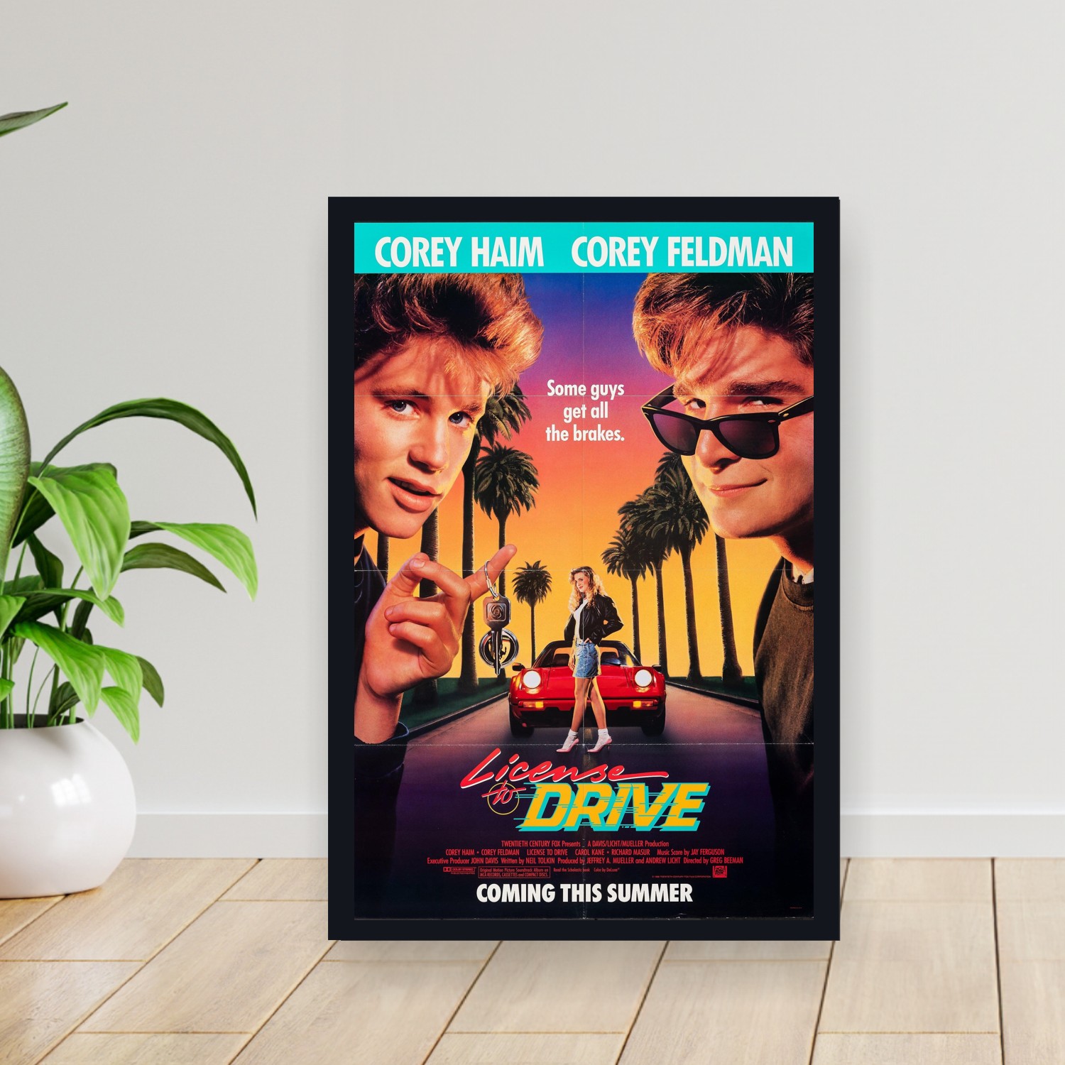 Cuadro 30x40cm Pelicula - License to Drive (1988)