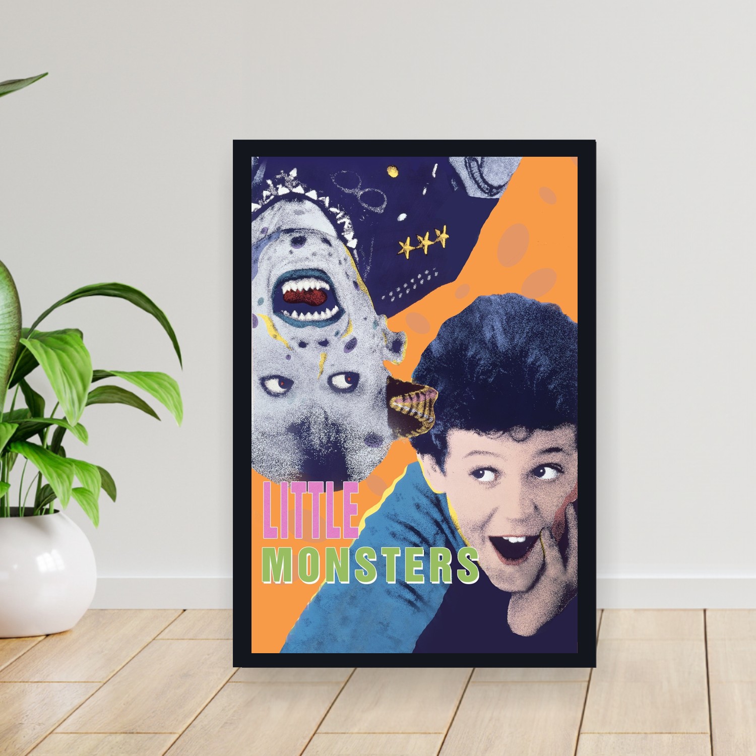 Cuadro 30x40cm Pelicula - Little Monsters (1989)